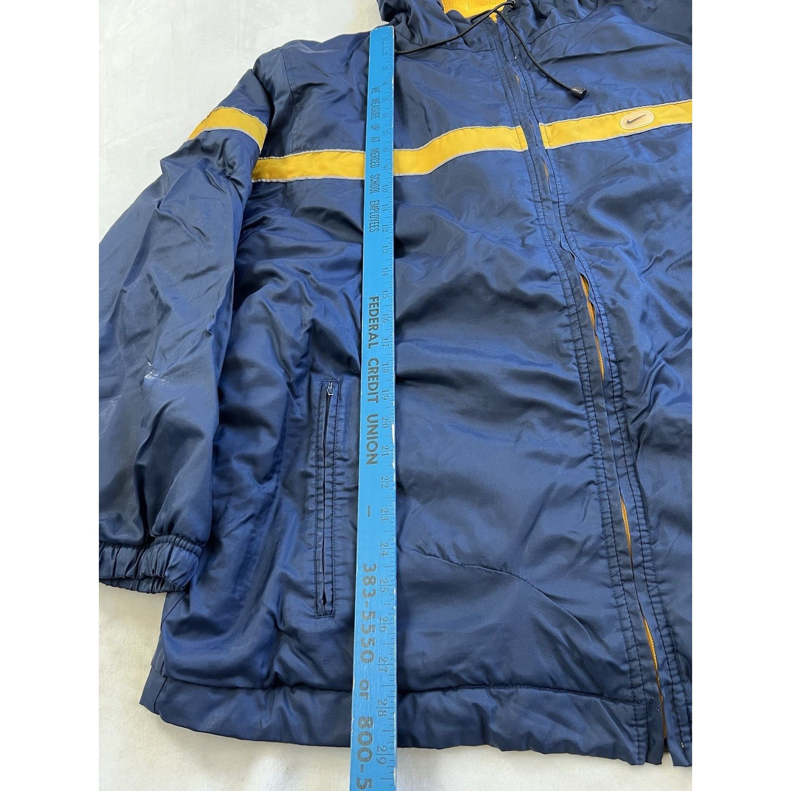 Nike Vintage Nike Reversible Jacket Size Large Blue Yellow Fleece Size US L / EU 52-54 / 3 - 7 Thumbnail