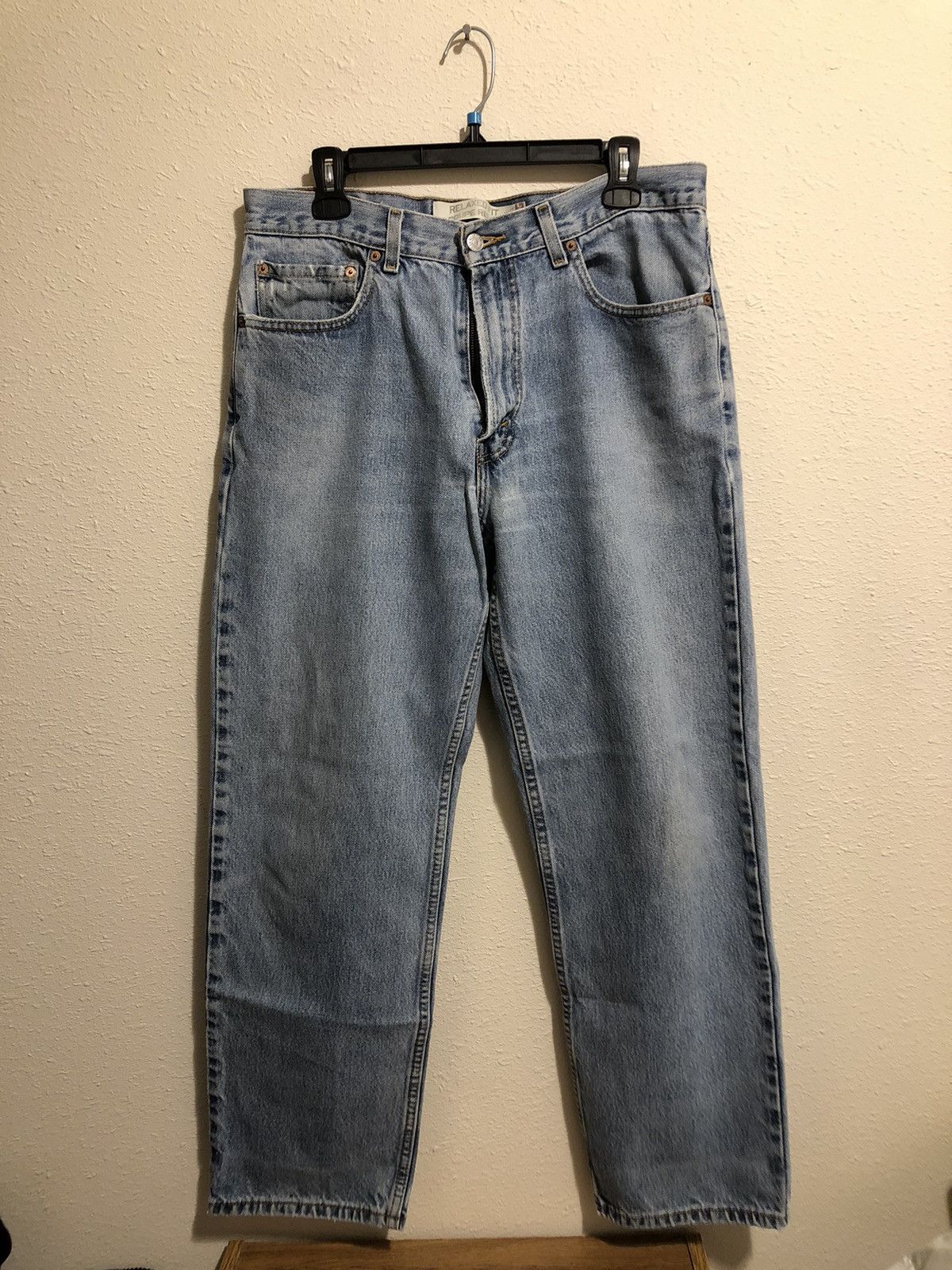 Levi's × Levi's Vintage Clothing × Vintage Vintage Levi’s 550 Relaxed Fit Baggy Denim Jeans Faded Size US 34 / EU 50 - 1 Thumbnail