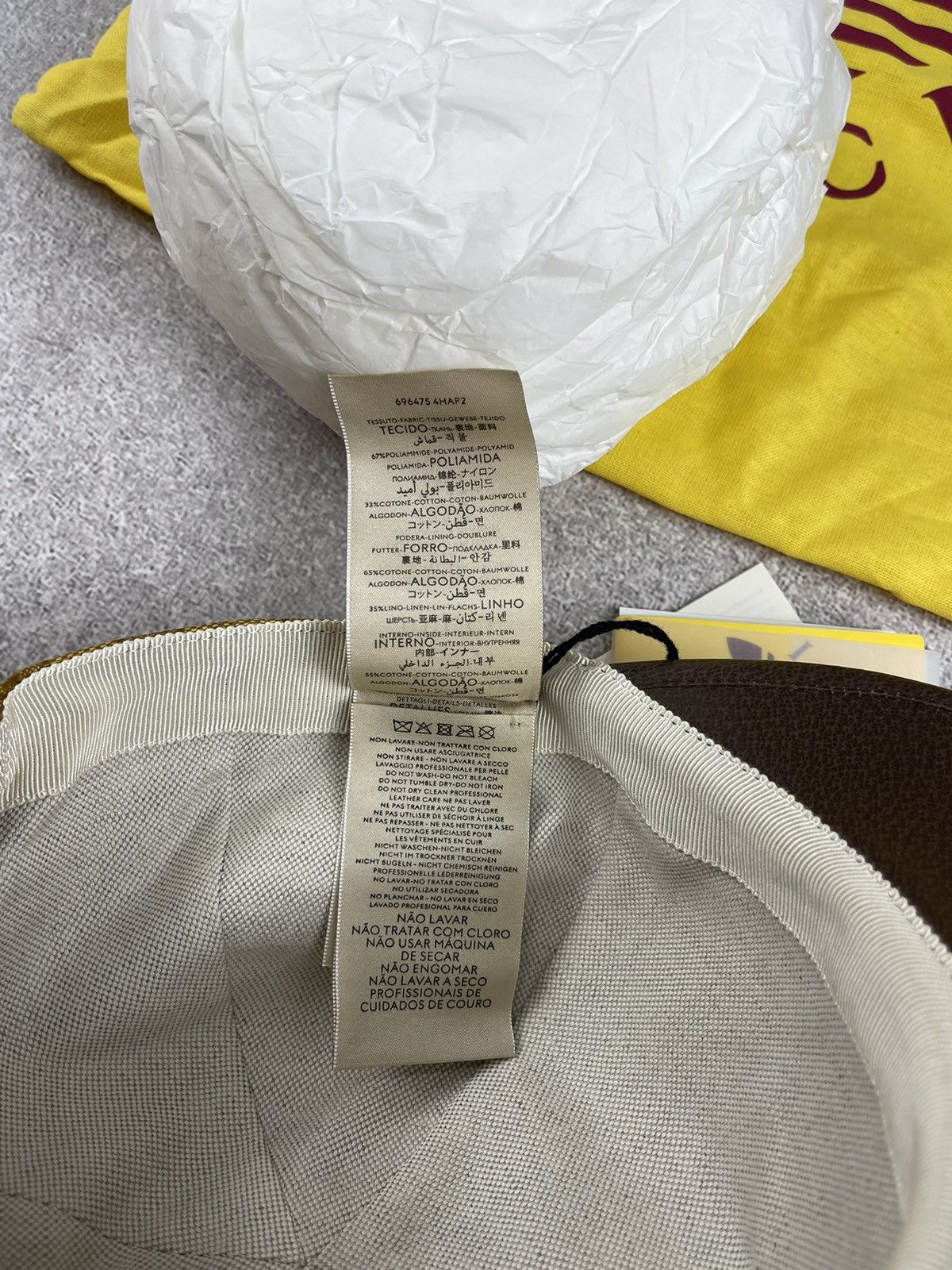 Adidas × Gucci Gucci x Adidas Baseball Cap Monogram Canvas Leather Size M Size ONE SIZE - 13 Thumbnail
