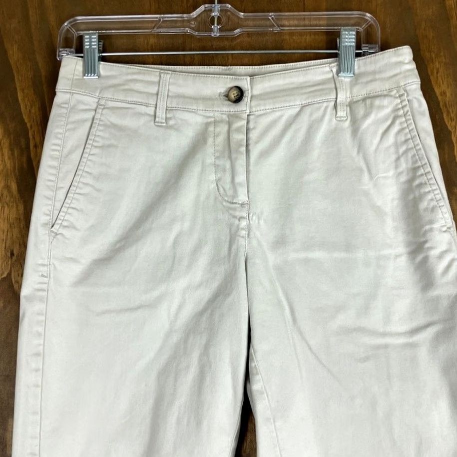 Tommy Bahama Tommy Bahama Womens Shorts Beige Midi Chino Island Life Stretch 4 Size 27" / US 4 / IT 40 - 2 Thumbnail