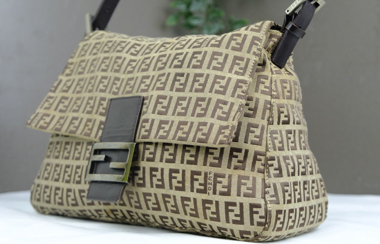 Fendi Authentic vintage Fendi zucchino mama baguette Size ONE SIZE - 3 Thumbnail