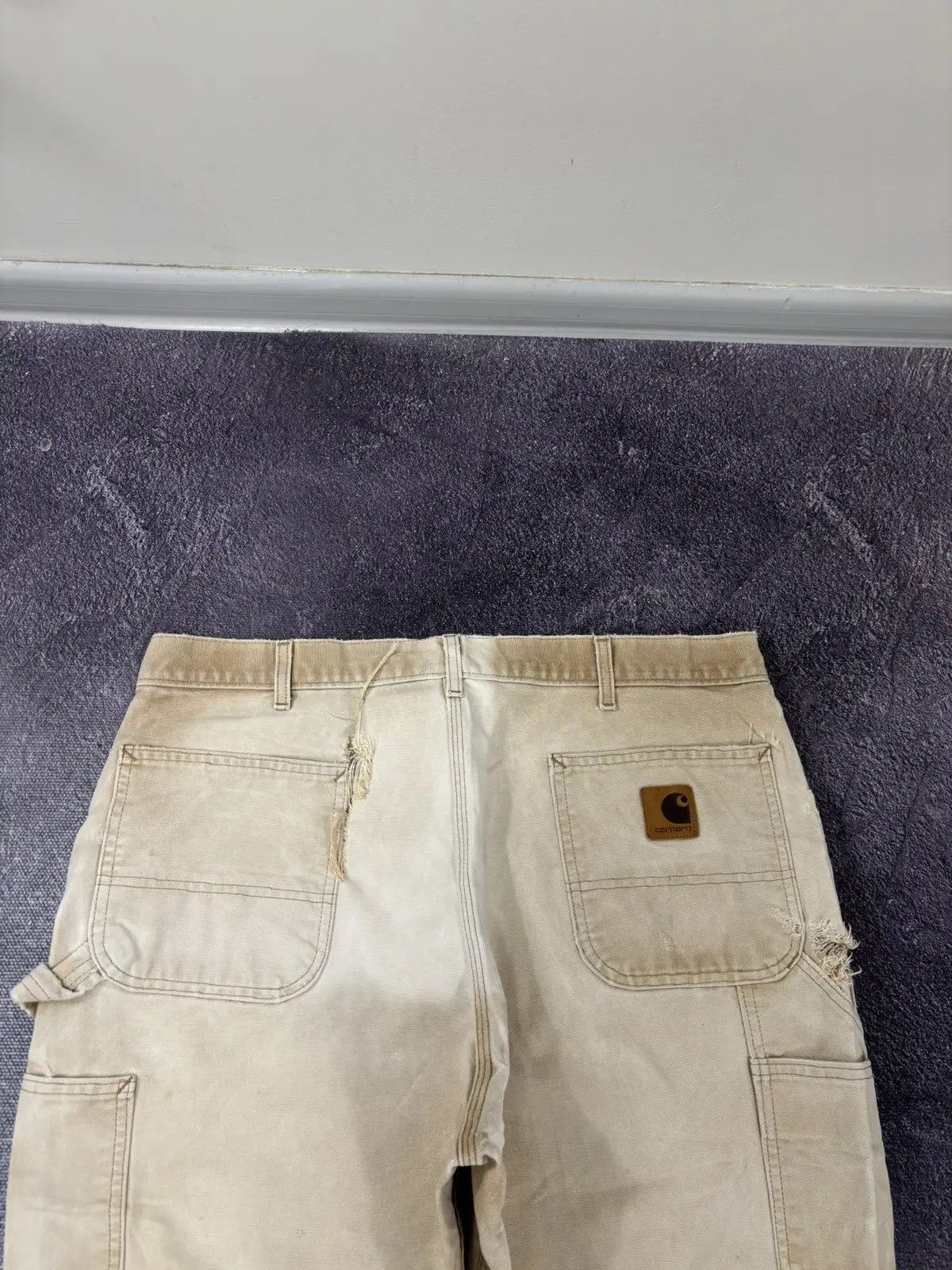 Carhartt × Vintage Vintage 90s Carhartt American Faded Hype Skate Baggy Pants Size US 38 / EU 54 - 5 Thumbnail