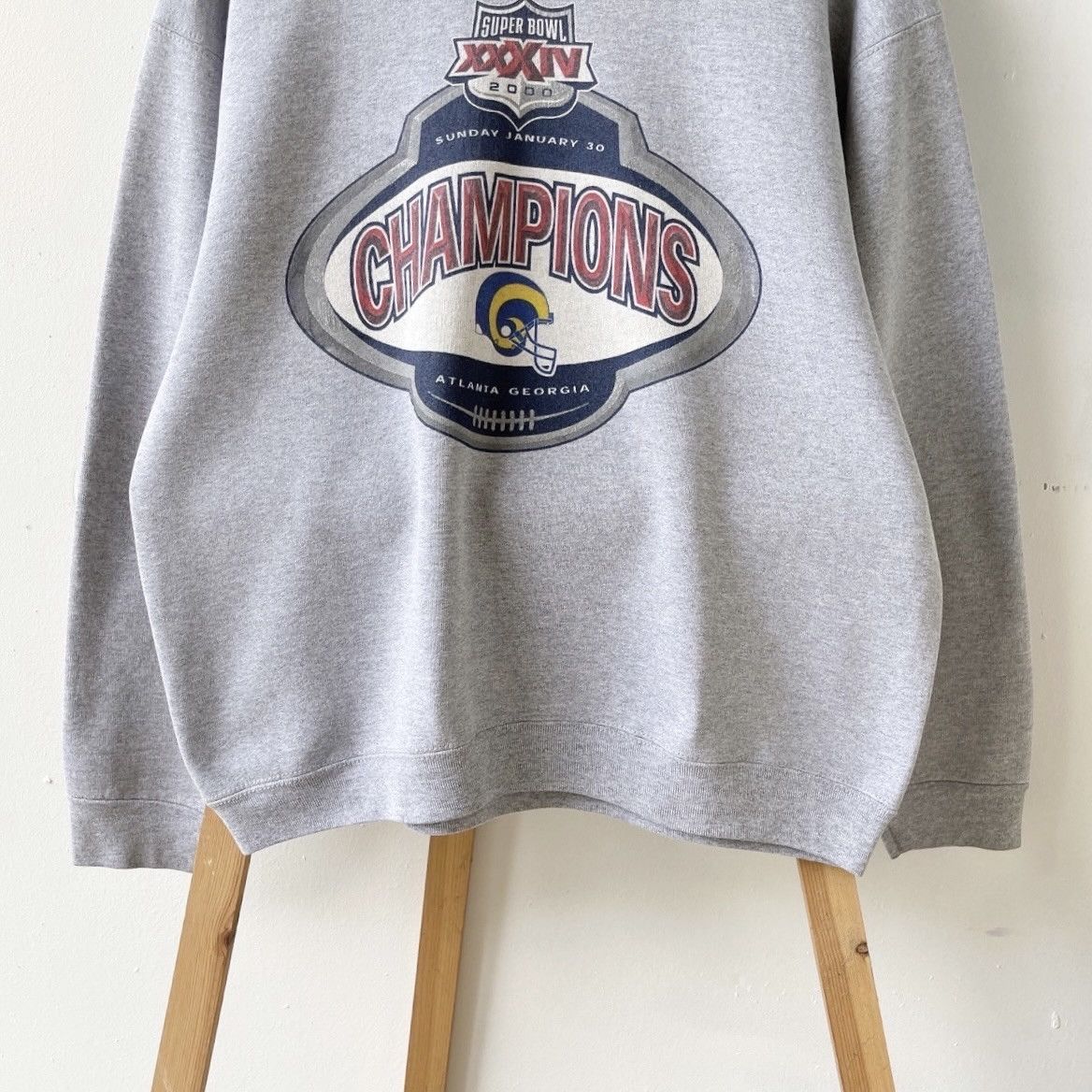 Vintage Vintage 00s St. Louis Rams NFL sweatshirt/ L Size US L / EU 52-54 / 3 - 4 Thumbnail