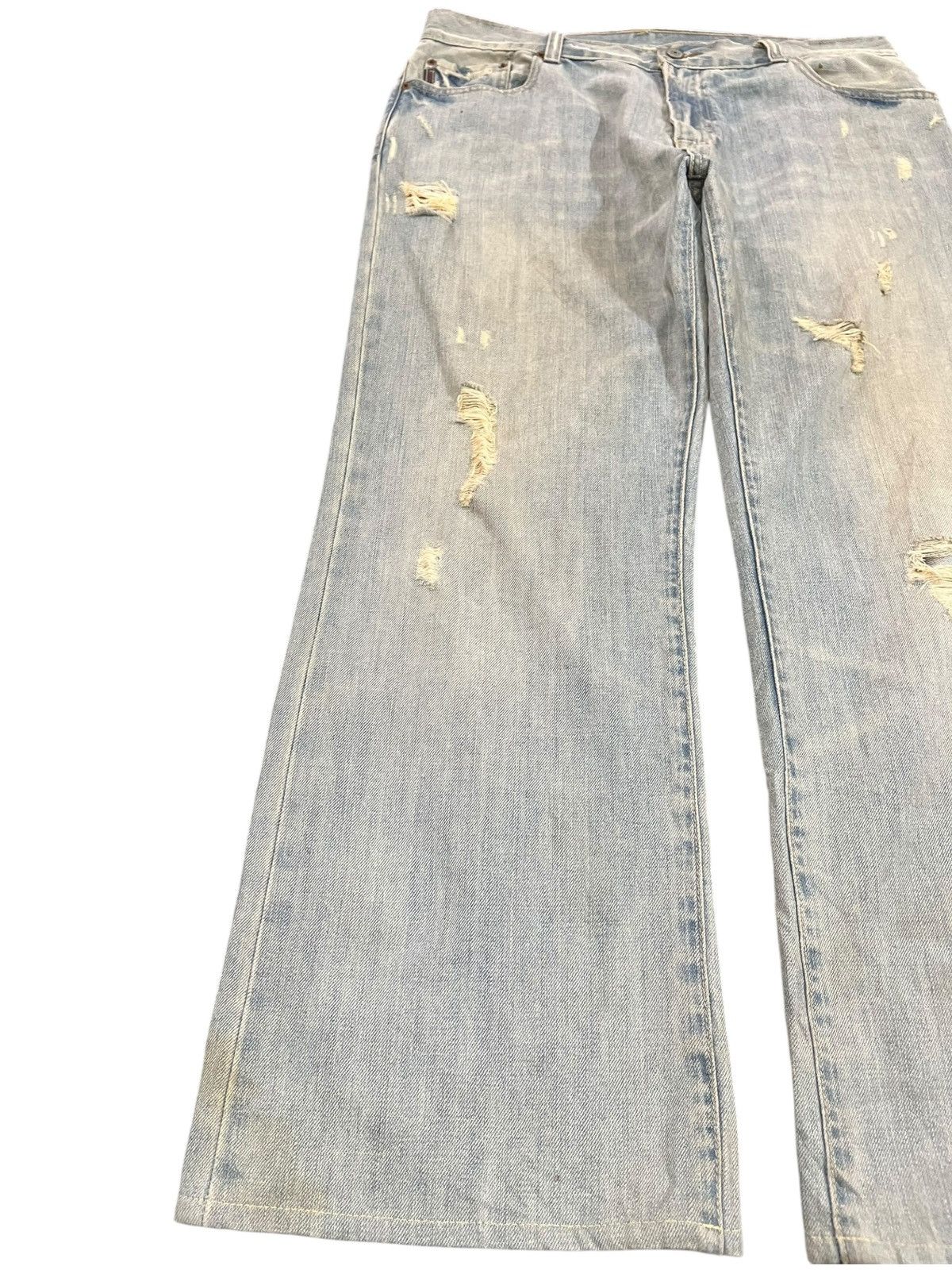Abercrombie & Fitch × If Six Was Nine Vintage Abercrombie&Fitch Baggy Faded Grunge Distress Denim Size US 35 - 3 Thumbnail