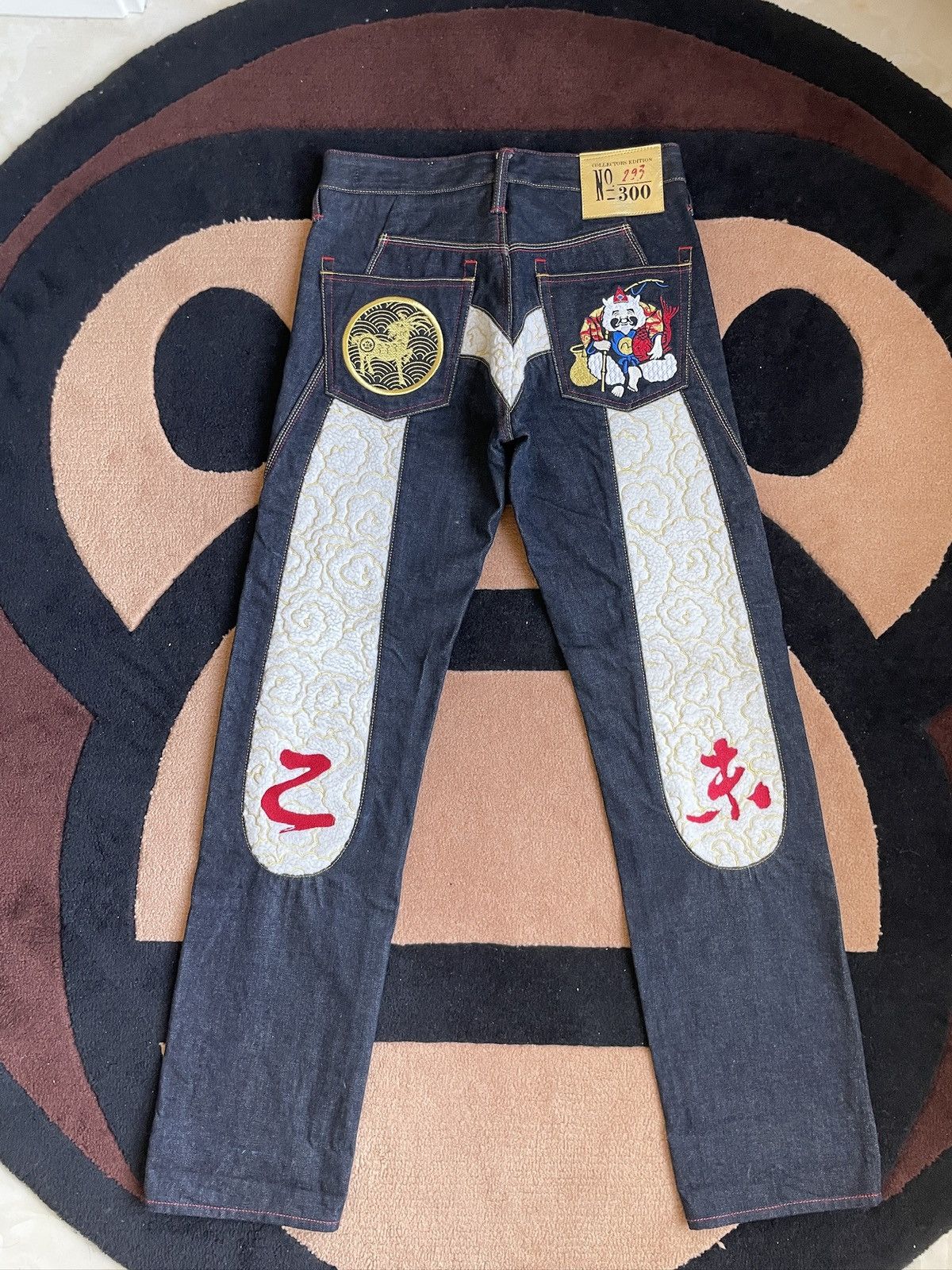 Evisu EVISU Limited Year of the Goat daicock style jeans！size：28 Size US 28 / EU 44 - 1 Thumbnail