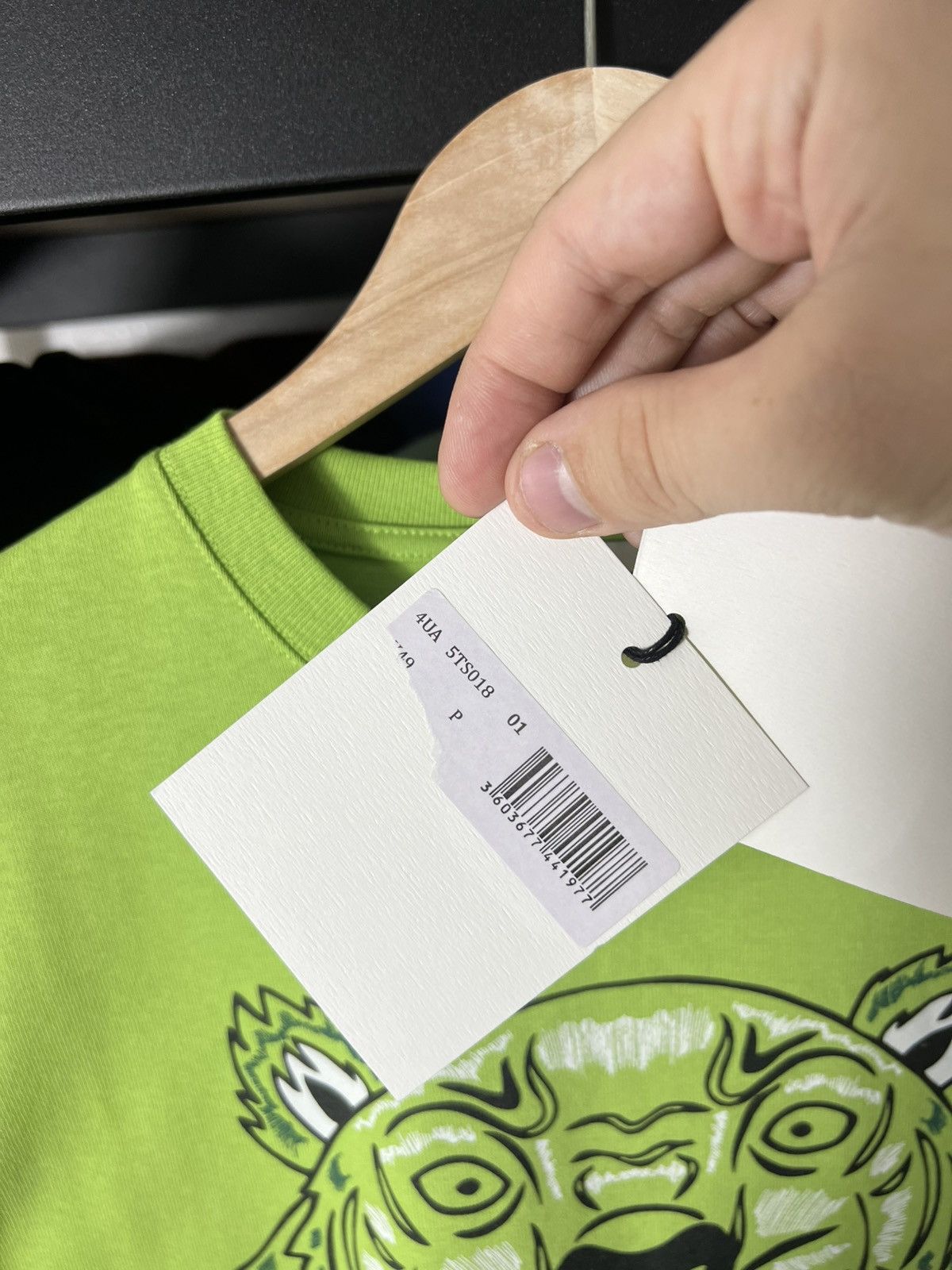 Kenzo 🐯 NWT Kenzo Tiger T-Shirt Lime Green Size S 🔥 Size US S / EU 44-46 / 1 - 7 Thumbnail