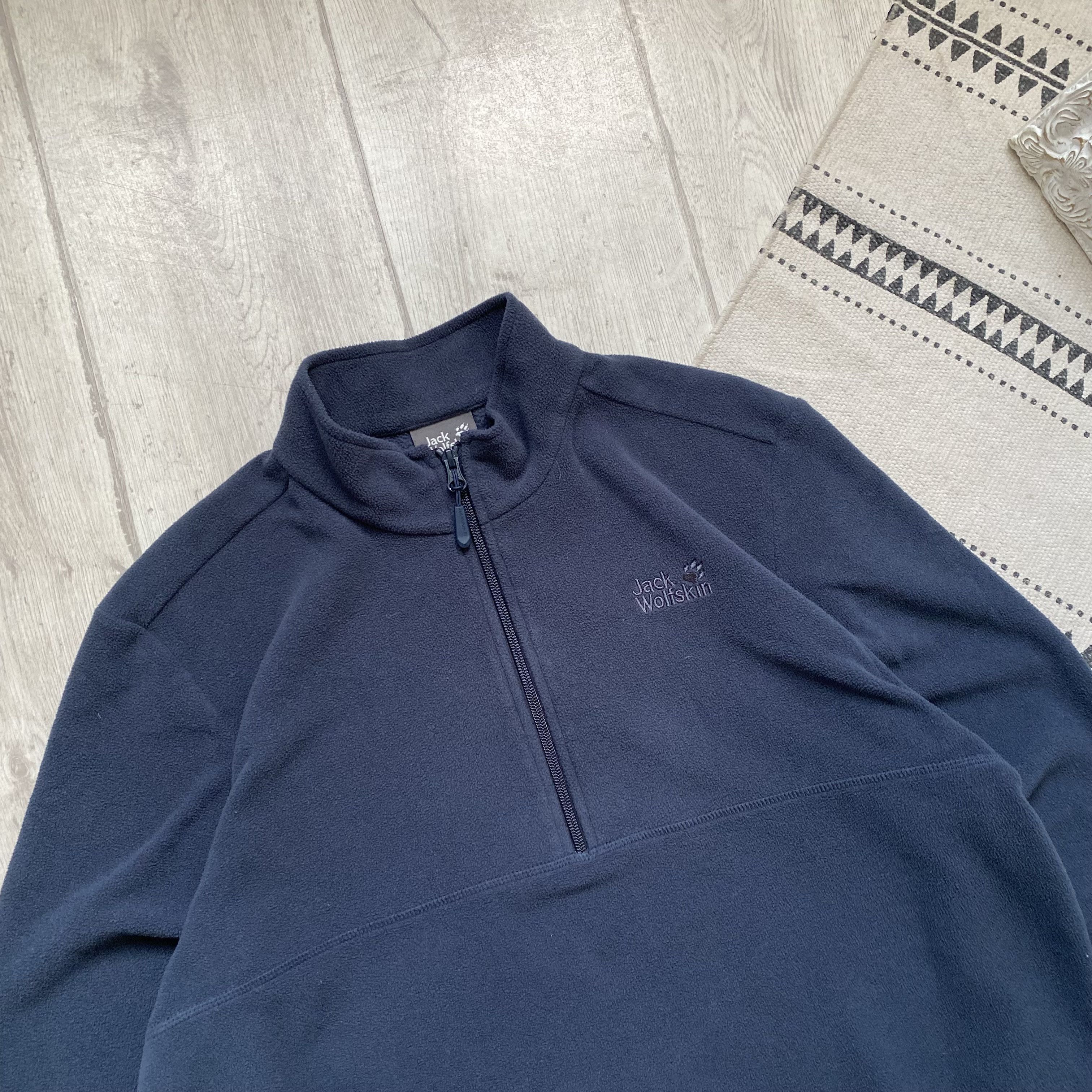 Jack Wolfskin 🐾 Gorpcore Jack Wolfskin Fleece Zip 1\3 Sweater outdoor Size US L / EU 52-54 / 3 - 2 Thumbnail