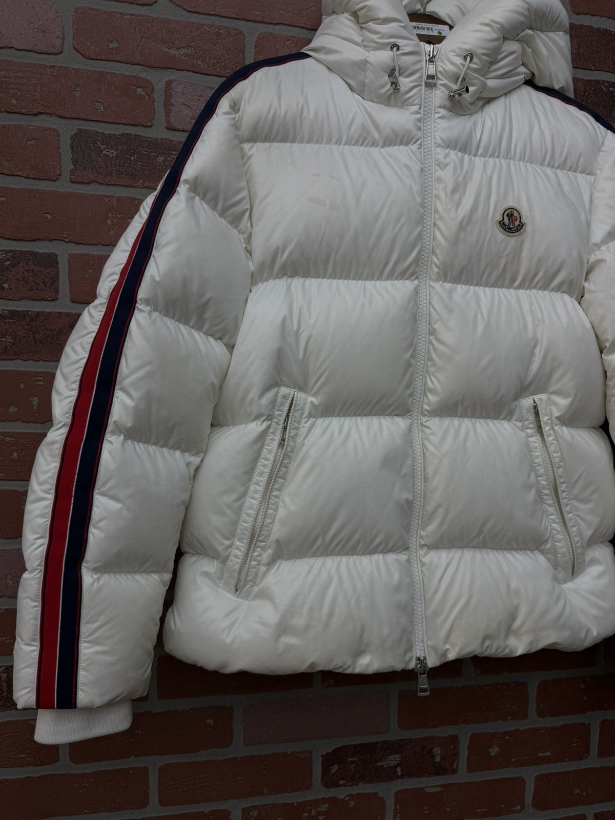 Moncler Size M/2 - Moncler Dincer Giubbotto Puffer White Size US M / EU 48-50 / 2 - 2 Thumbnail