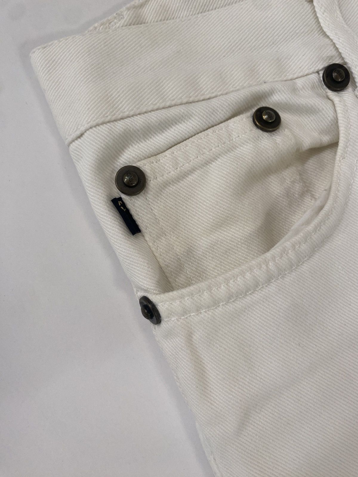 Roberto Cavalli Roberto Cavalli White Jeans - 32 Size US 32 / EU 48 - 4 Thumbnail