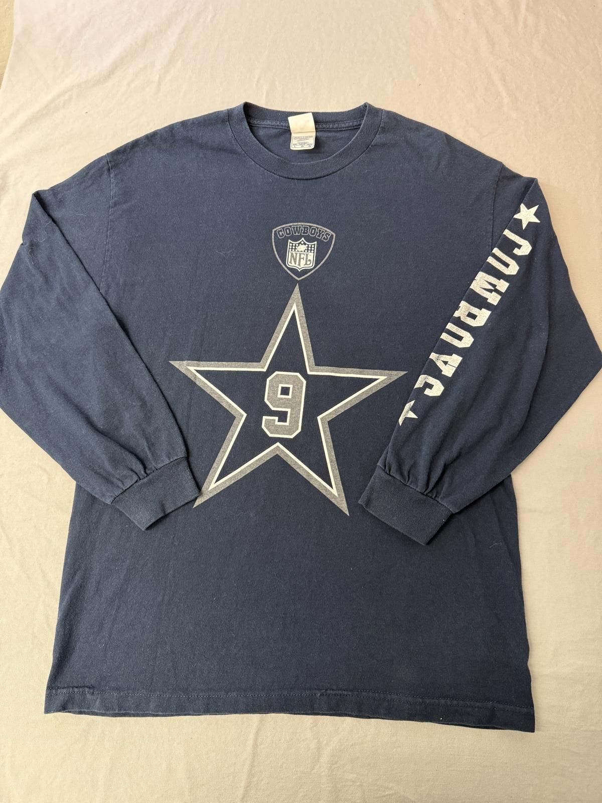 Designer Y2K NFL Cowboys #9 Tony Romo Jersey Long Sleeve Tee L Size US L / EU 52-54 / 3 - 1 Thumbnail