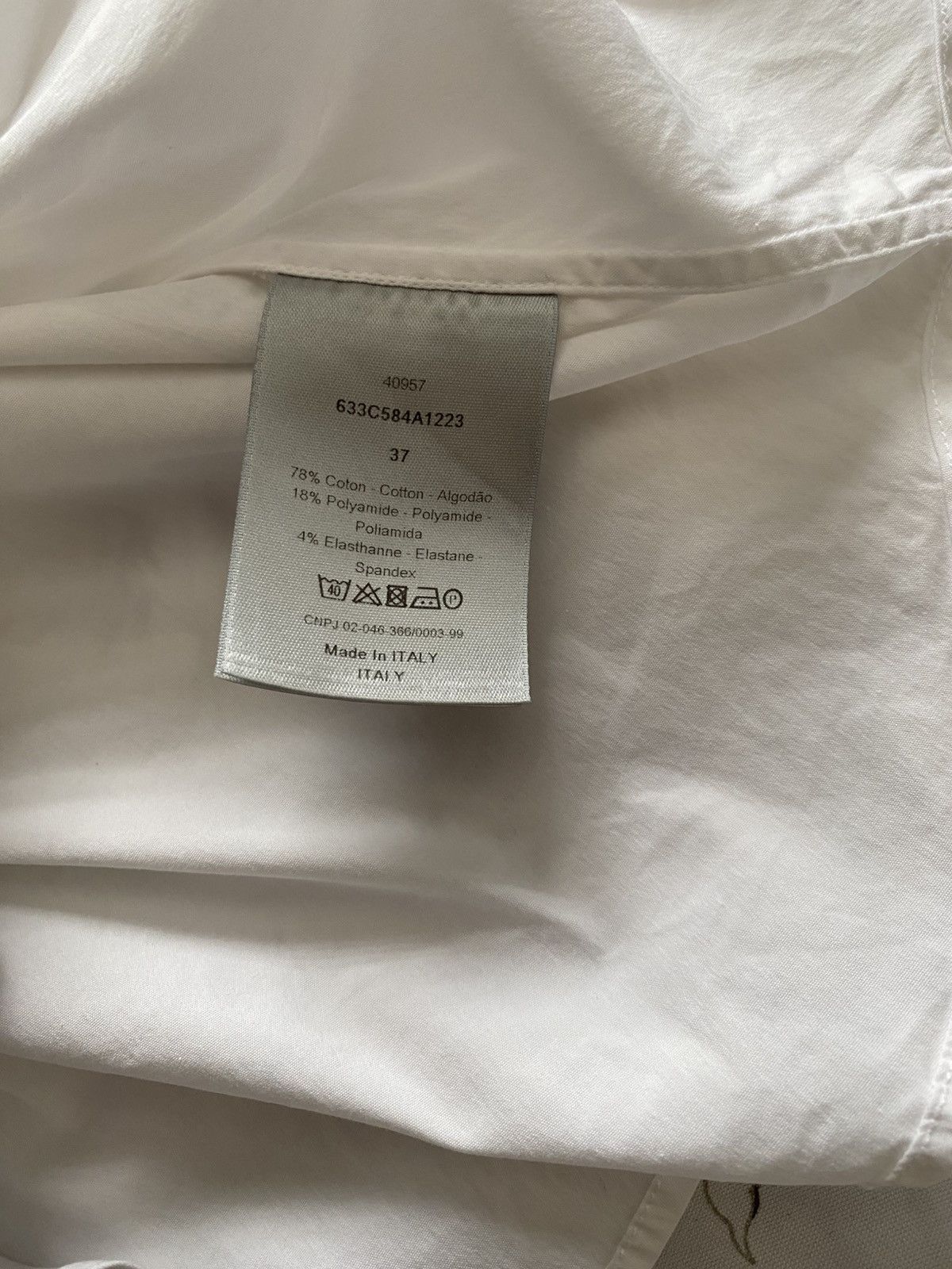 Dior Dior White Button up Longsleeve Shirt Size XS / US 0-2 / IT 36-38 - 4 Thumbnail