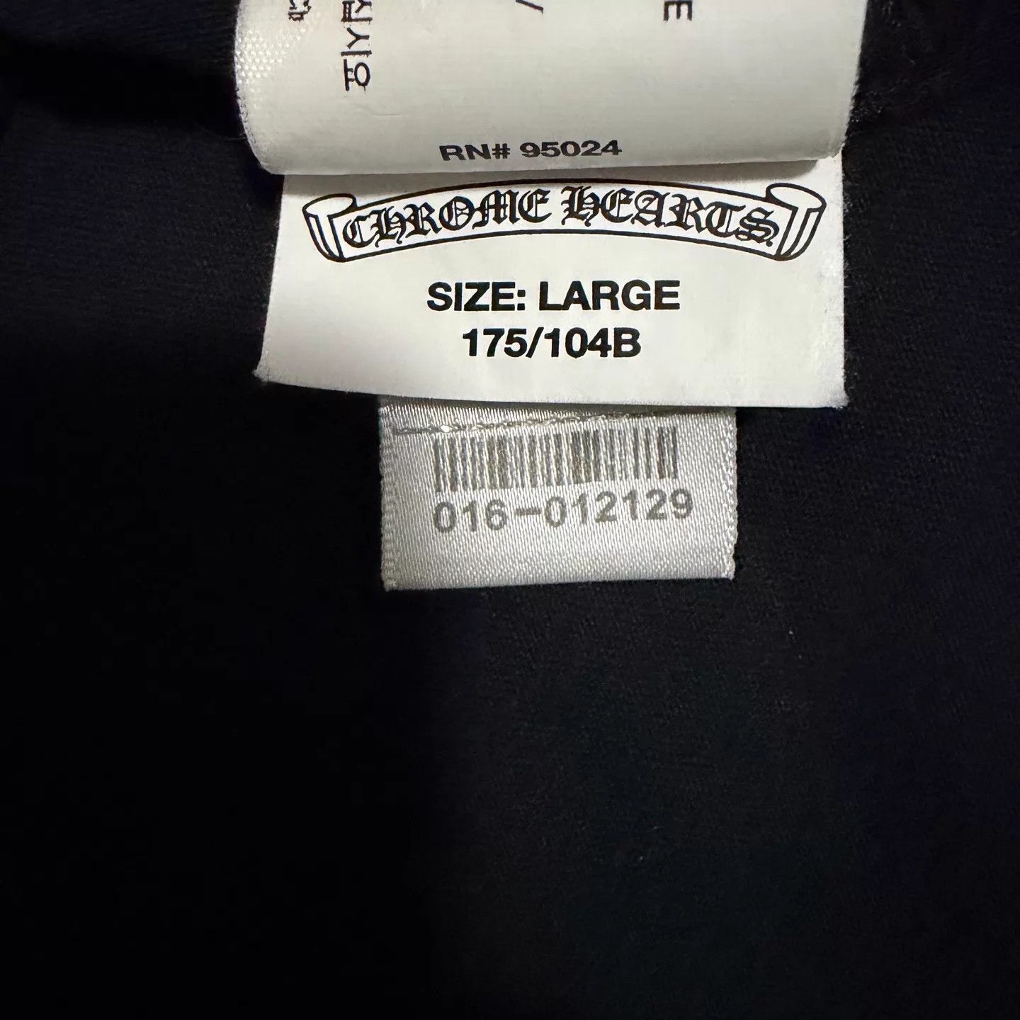 Chrome Hearts Chrome Hearts Scroll Logo Neck Short Sleeve T-Shirt L new Size US L / EU 52-54 / 3 - 5 Thumbnail