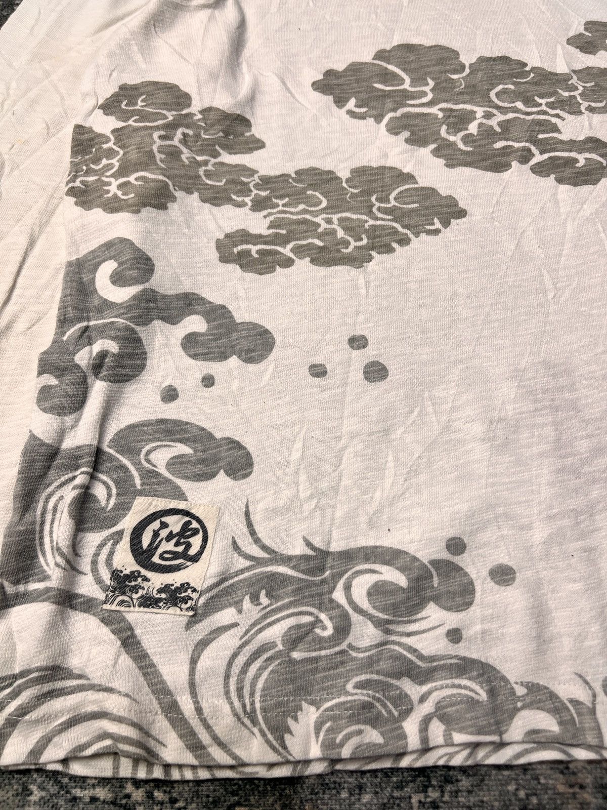 Dulcamara Japan Skull Embroided Japanese Motif AOP Ls Tshirt Size US M / EU 48-50 / 2 - 9 Thumbnail
