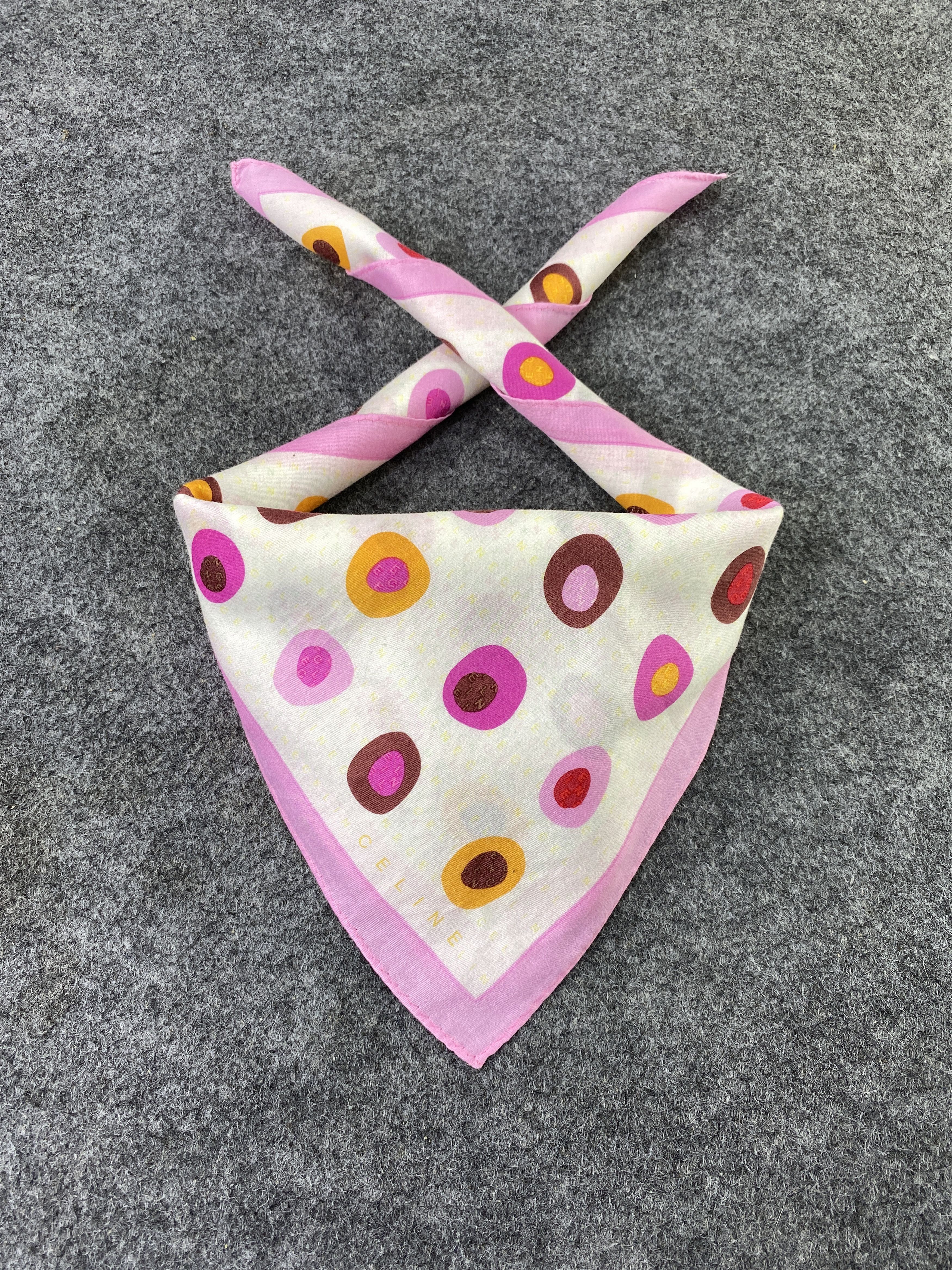Celine Celine Handkerchief / Bandana / Neckerchief-B385 Size ONE SIZE - 2 Thumbnail