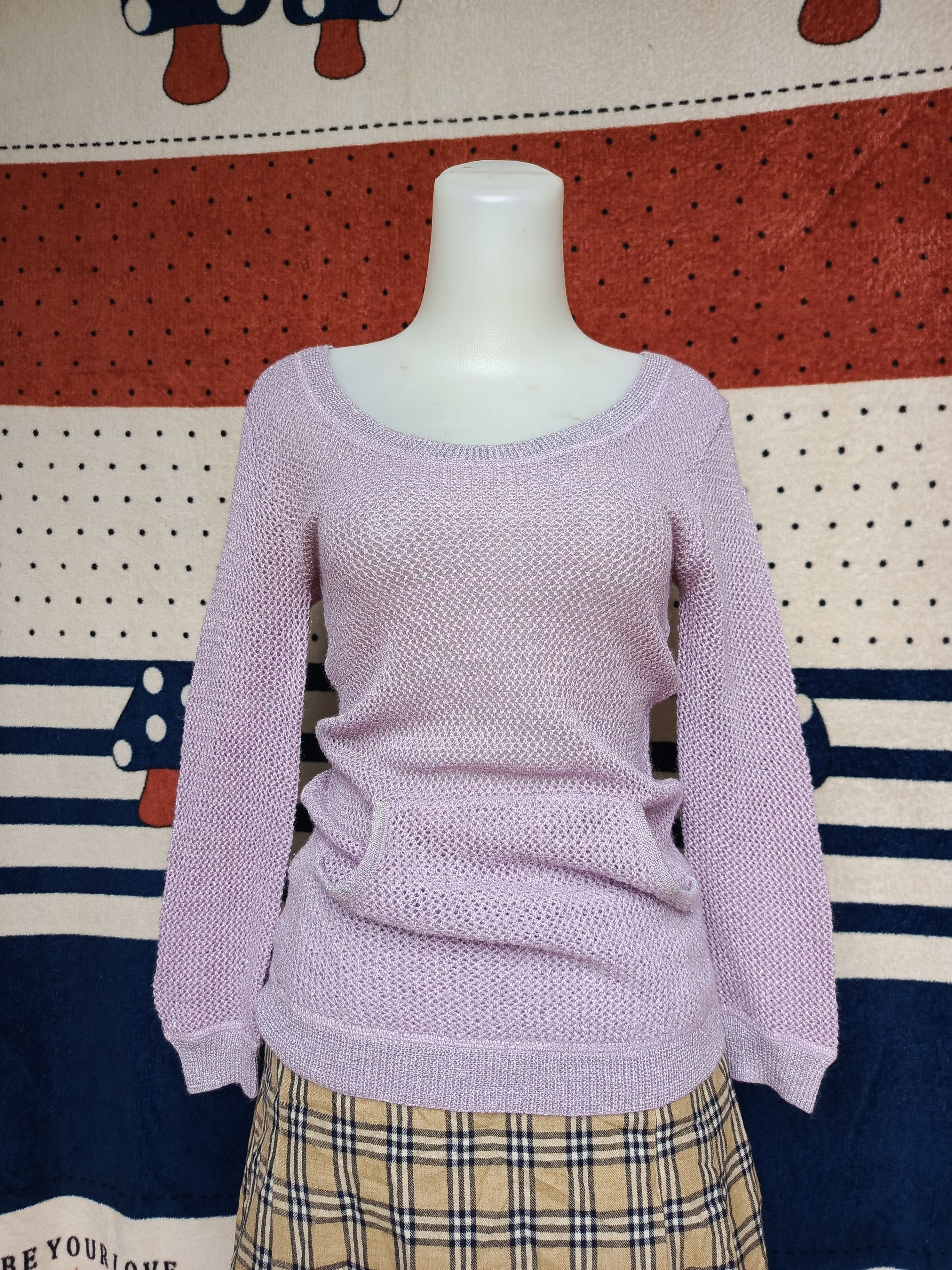 Izzue glitter long sleeve knitwear