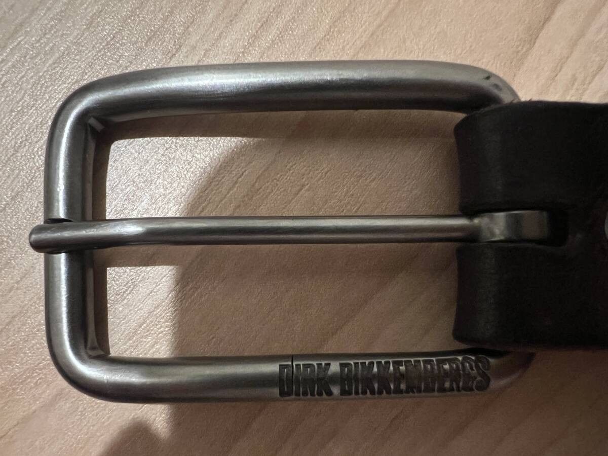 Dirk Bikkembergs Archive Leather Belt Size 34 - 4 Thumbnail