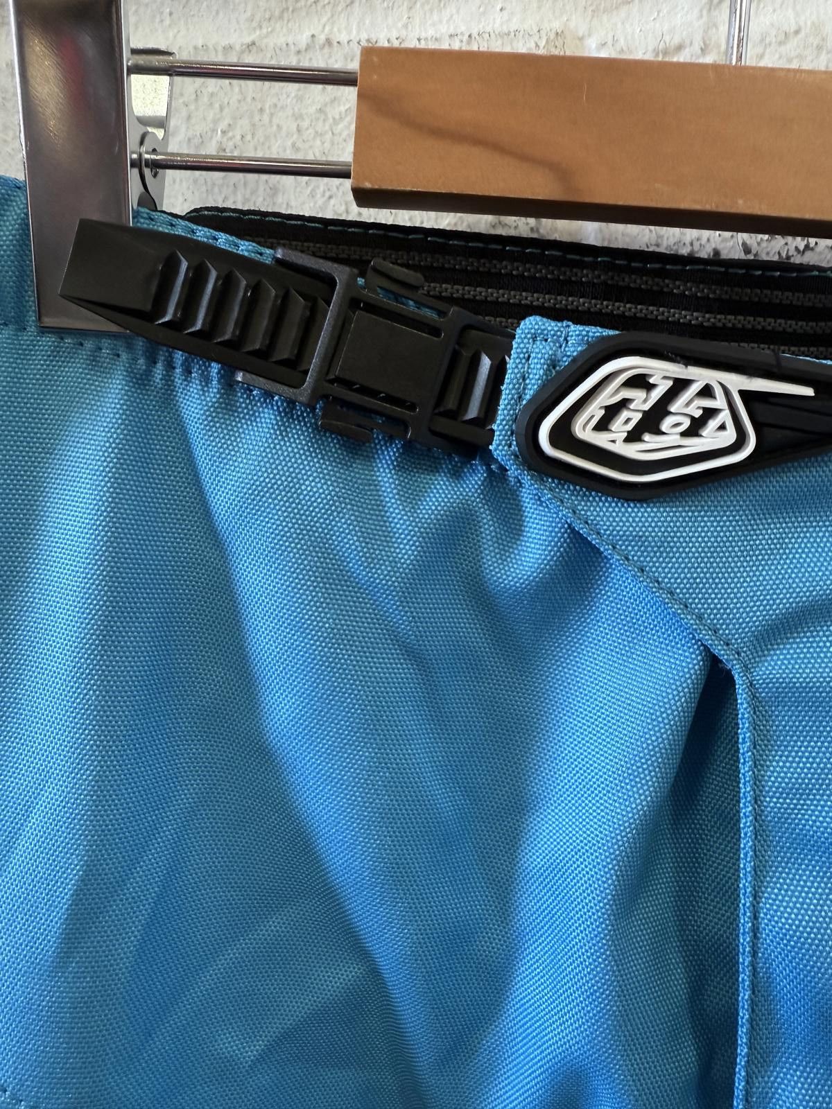 Designer Troy Lee Designs Men's Blue MTB Shorts with Adjustable Waist Size US 32 / EU 48 - 2 Thumbnail