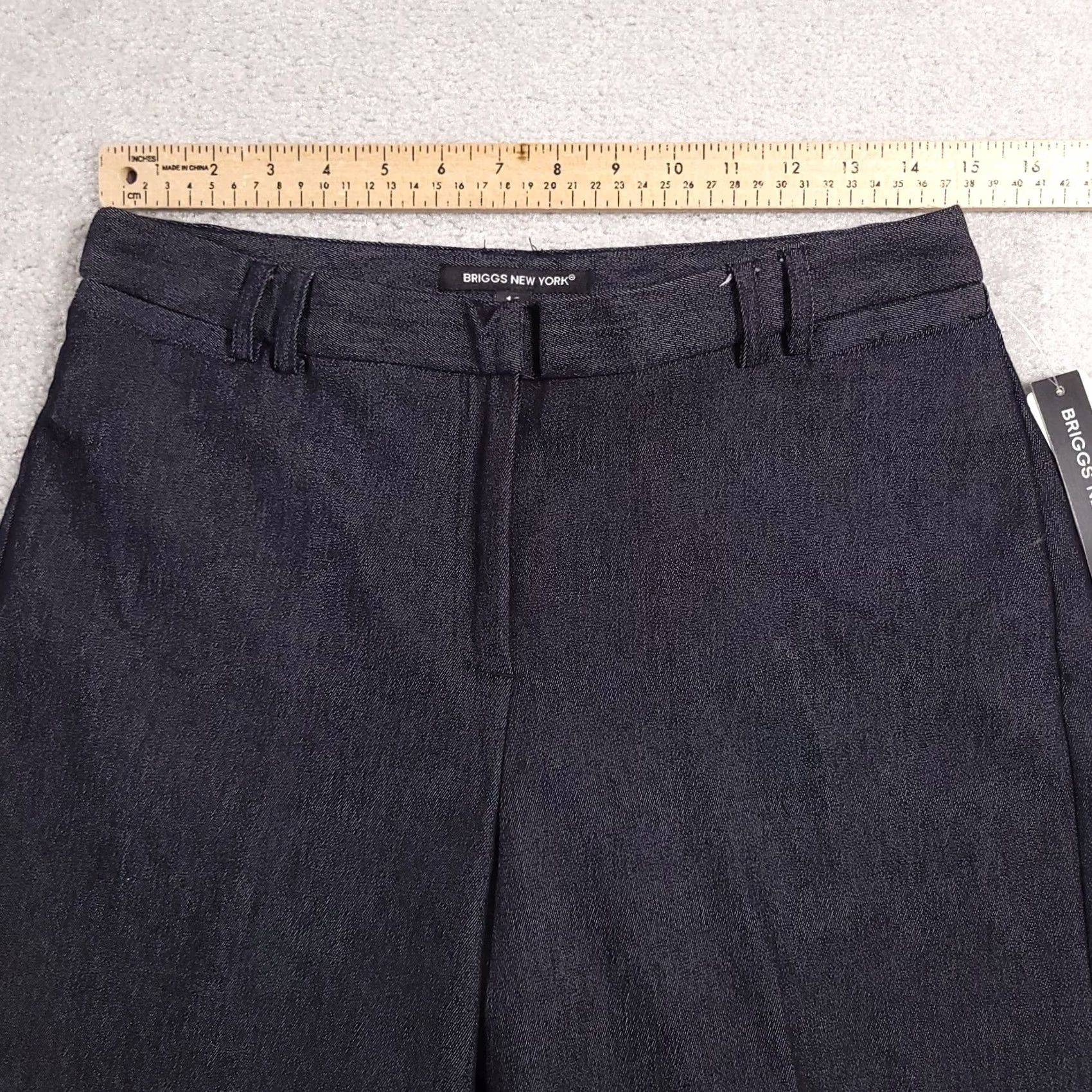 Vintage VINTAGE Briggs New York Dress Pants Women's 10 Blue Capri Mid Rise Pockets Size 32" / US 10 / IT 46 - 5 Thumbnail