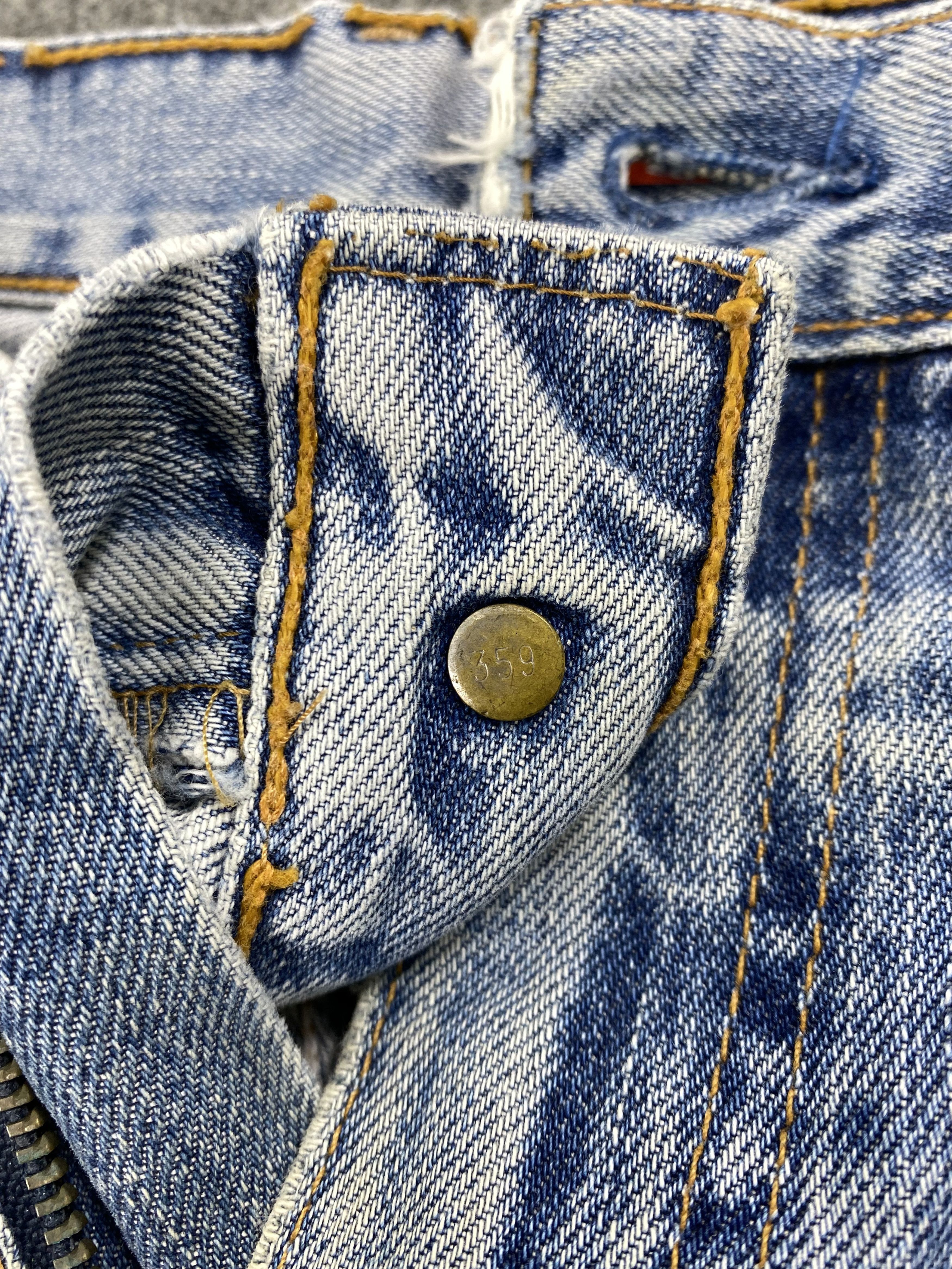 If Six Was Nine Mid Blue Vintage Levi's 517 Flare 33x26 Denim -JN1208 Size US 33 - 7 Thumbnail