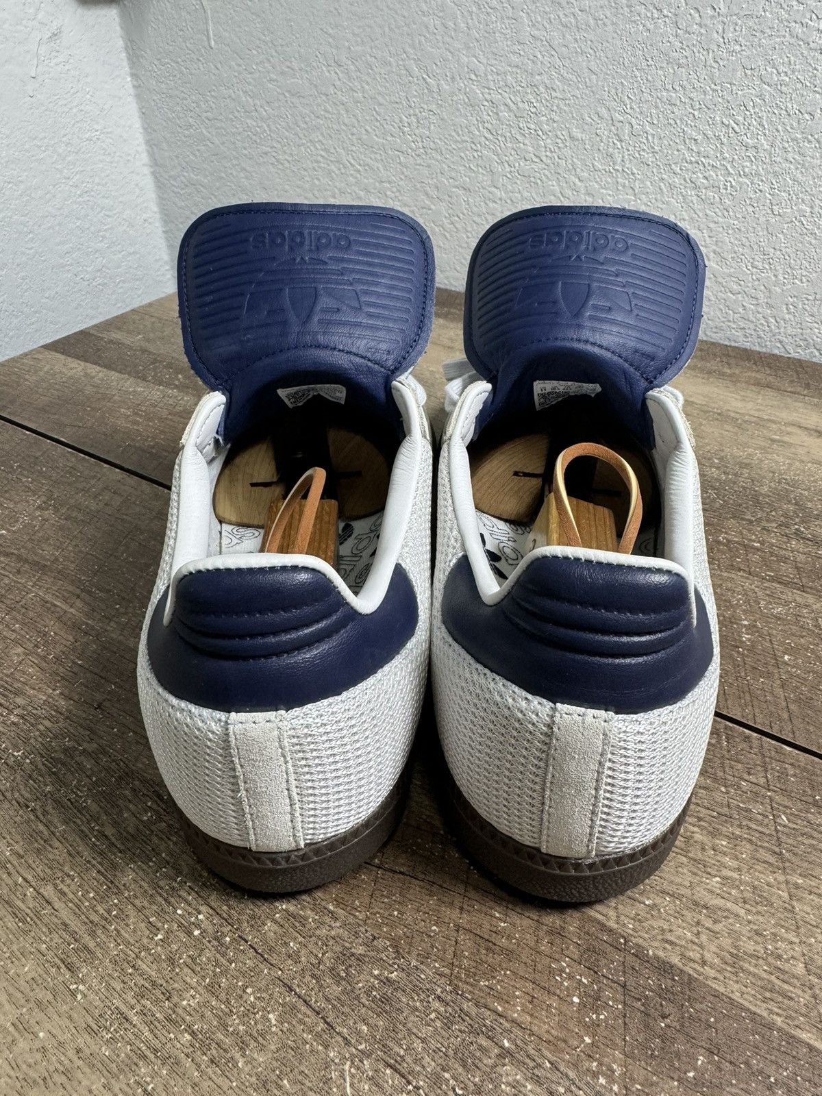 Adidas SAMPLE Adidas Samba LT Crystal White Dark Blue Size 11 NEW Size US 11 / EU 44 - 4 Thumbnail