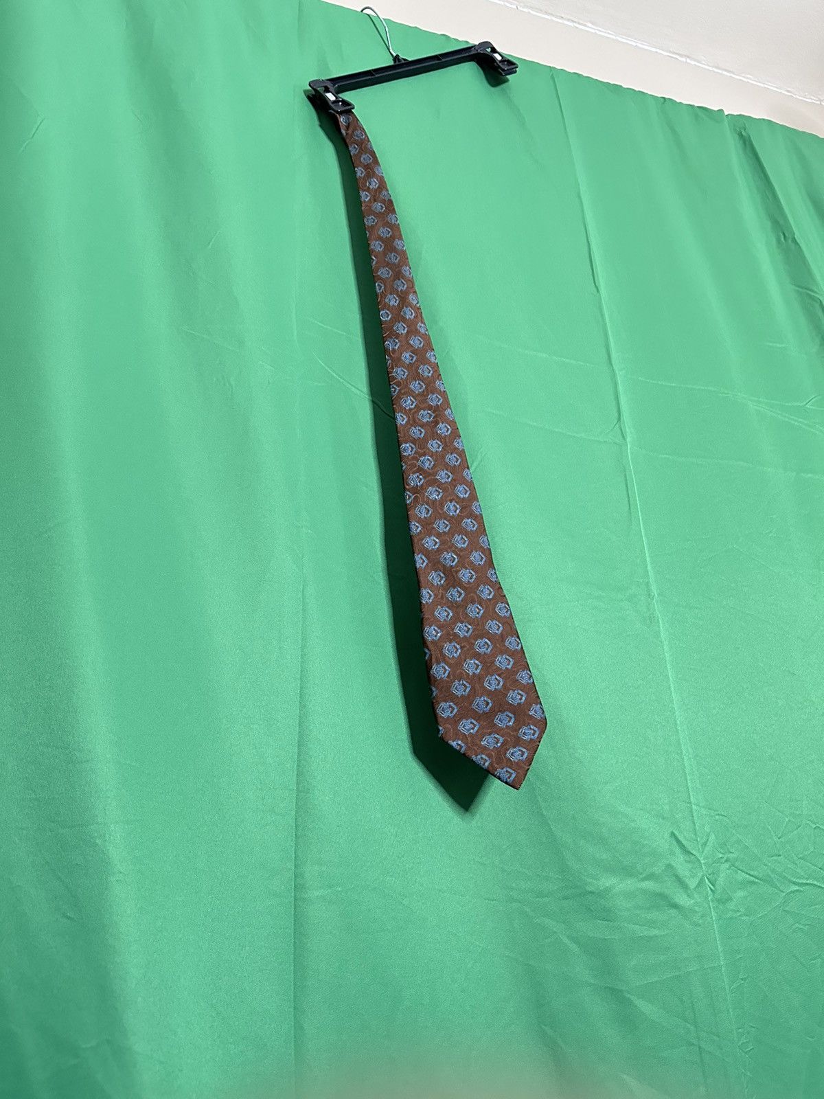 Rubinacci Pure silk liquid gloss effect men’s neck tie Italy Size ONE SIZE - 10 Thumbnail