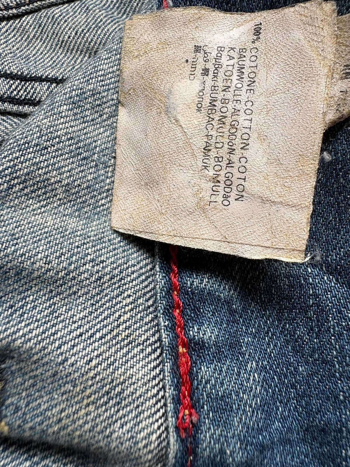 Replay Vintage Replay Skar Rusty Mud Wash Distressed Baggy Jeans Size US 32 / EU 48 - 10 Thumbnail