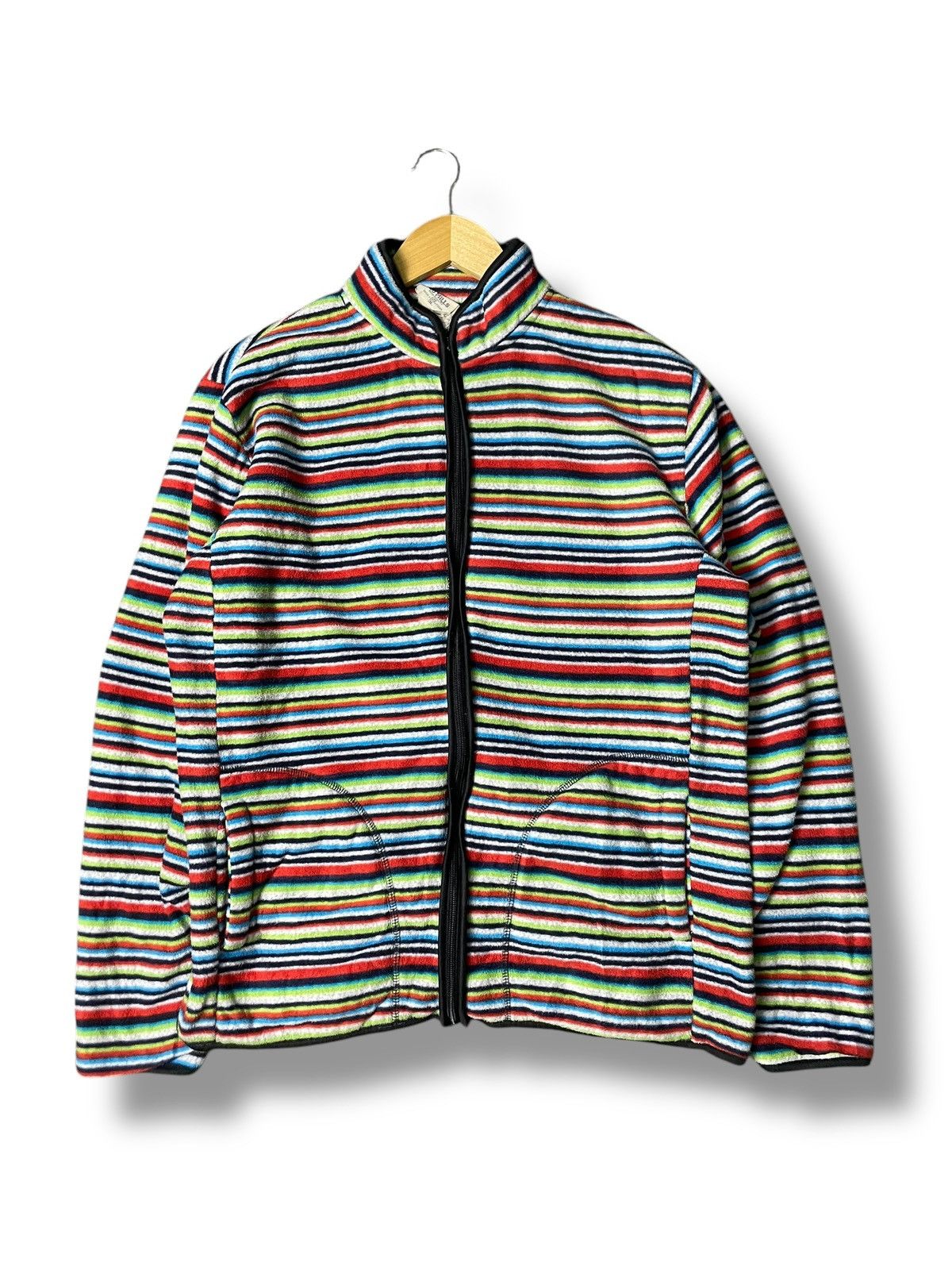 Japanese Brand × Vintage Vintage OLD MILL Fleece Zipper Jacket (81) Size US S / EU 44-46 / 1 - 1 Thumbnail