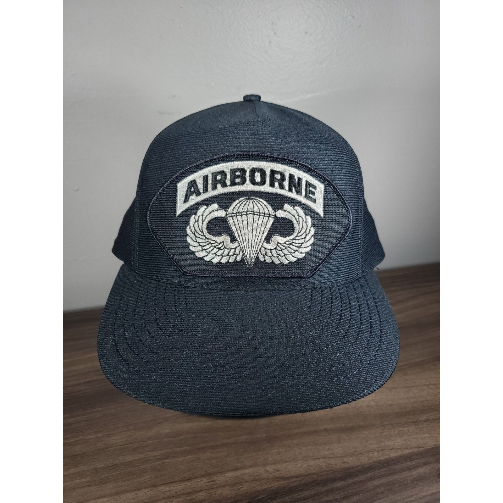 Vintage U.S. Airborne Hat SnapBack Cap Band of Brothers Wings Army Size ONE SIZE - 2 Thumbnail