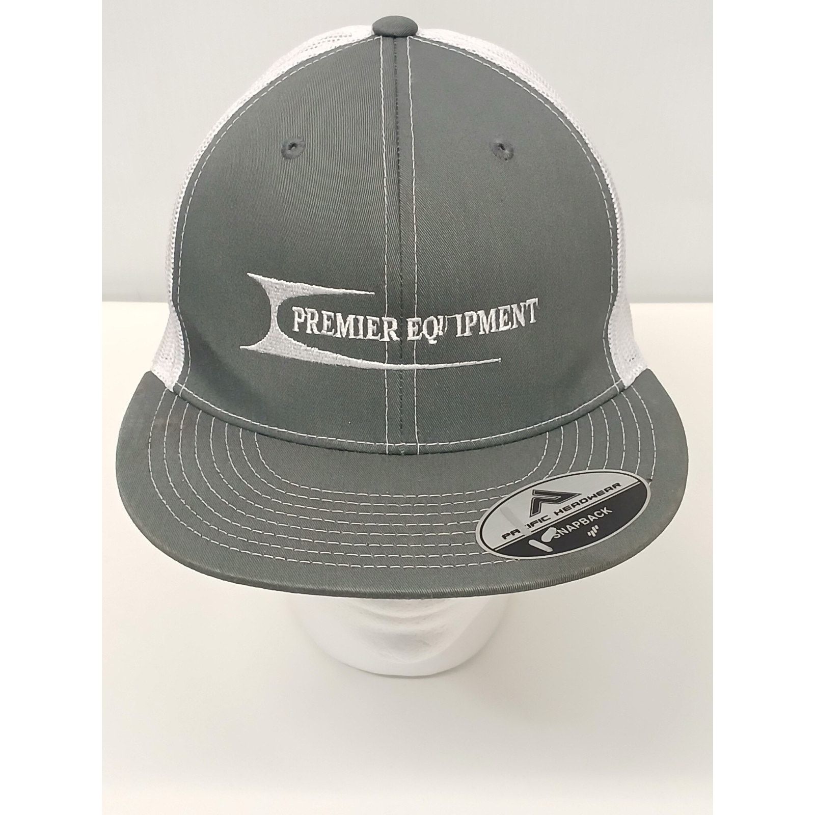 Other Pacific (OSFM) Gray Half Mesh Snapback Trucker Cap Size ONE SIZE - 3 Thumbnail