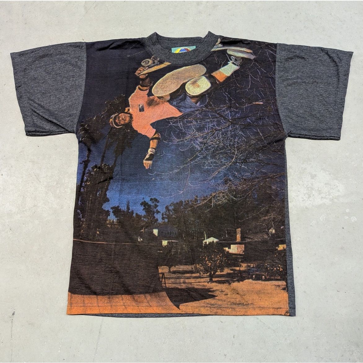 Hook-Ups × Tony Hawk × Vintage Vintage Skate Boarder Jumbo print t-shirt Size US L / EU 52-54 / 3 - 1 Thumbnail