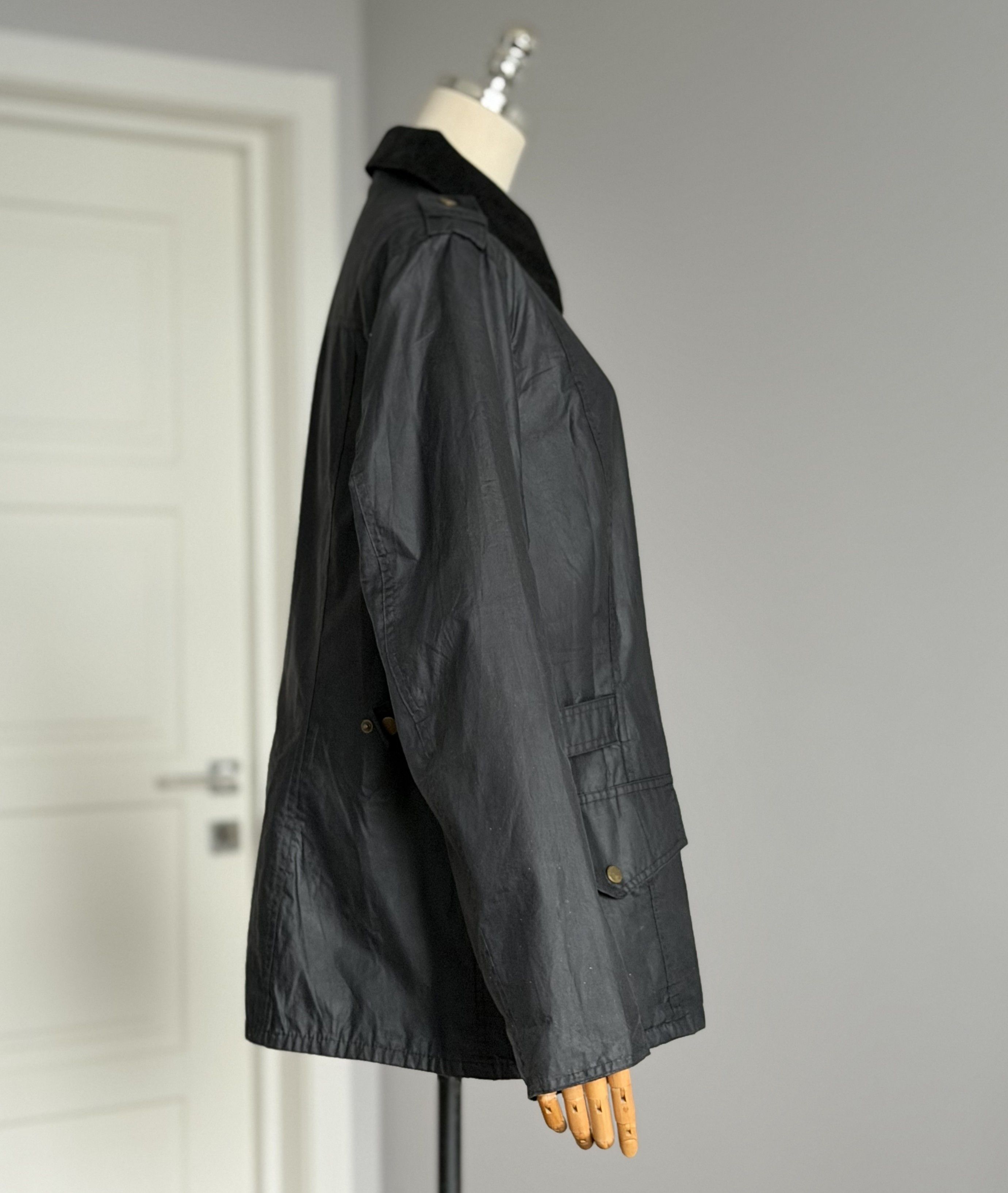 Barbour BARBOUR Tennant Wax Jacket Black Made E Rewax British Style Size XXL / US 16-18 / IT 52-54 - 8 Thumbnail