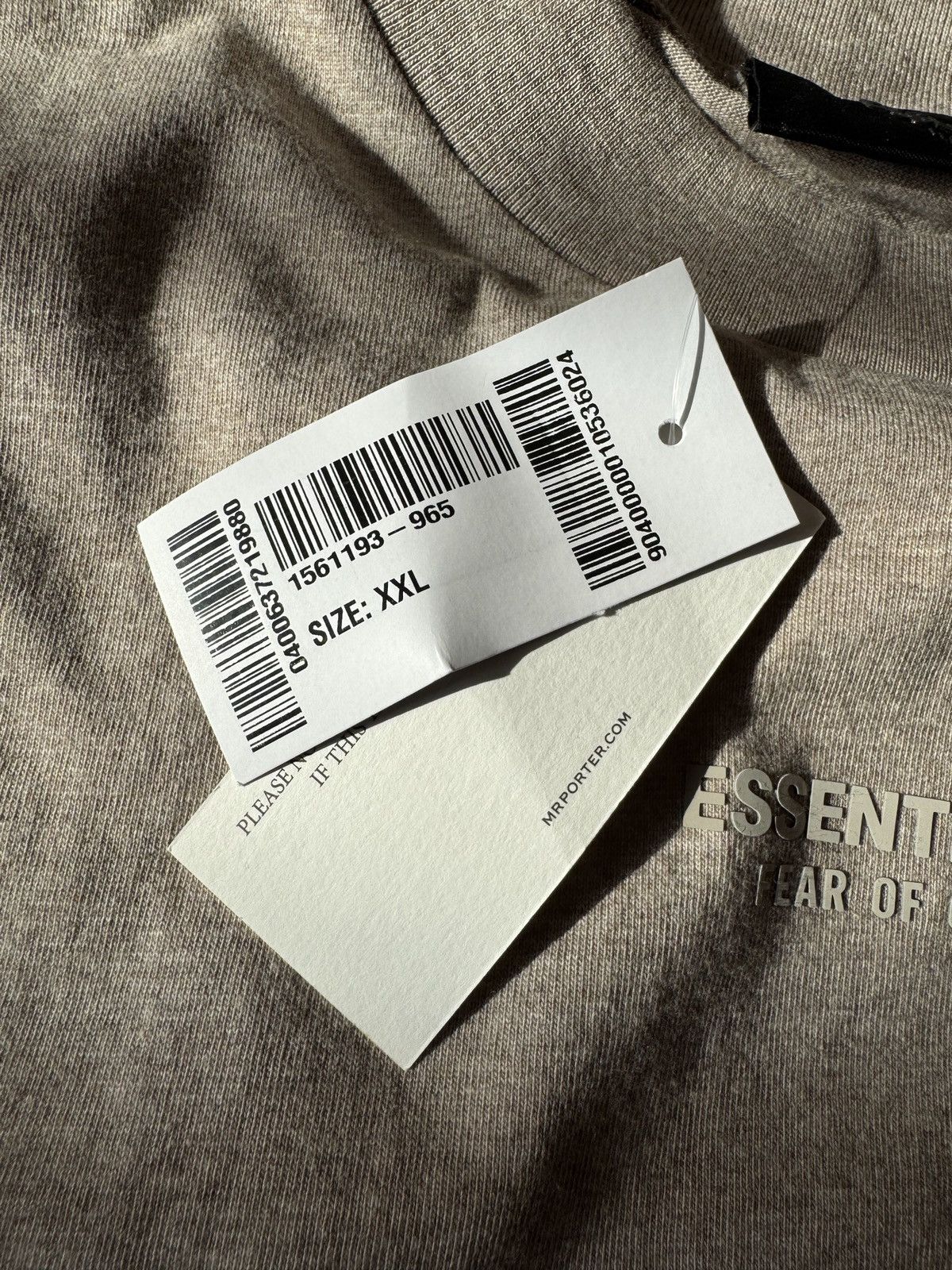 Essentials 🔥🔥 Fear Of God Essentials Melange Effect T-Shirt Size US XXL / EU 58 / 5 - 6 Thumbnail