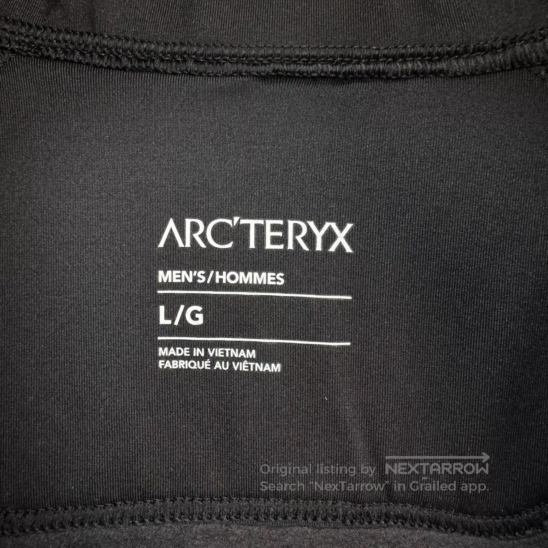 Arc'teryx Black Zip-Up Light Jacket Size L. Size US L / EU 52-54 / 3 - 6 Thumbnail