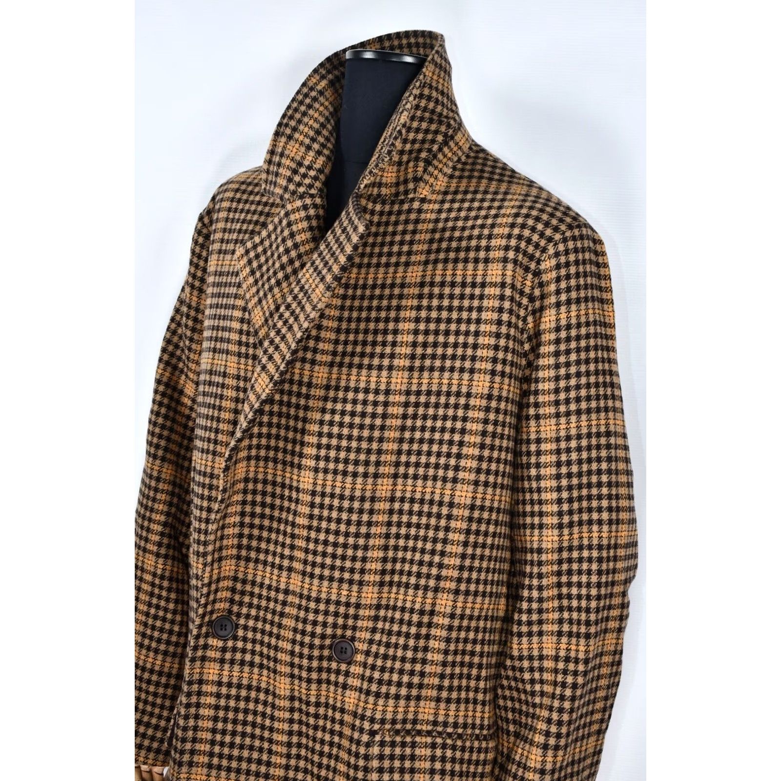 H&M H&M Edition x John Boyega Manteco Wool Men's Coat 48R Brown Vintage? Size US M / EU 48-50 / 2 - 7 Thumbnail