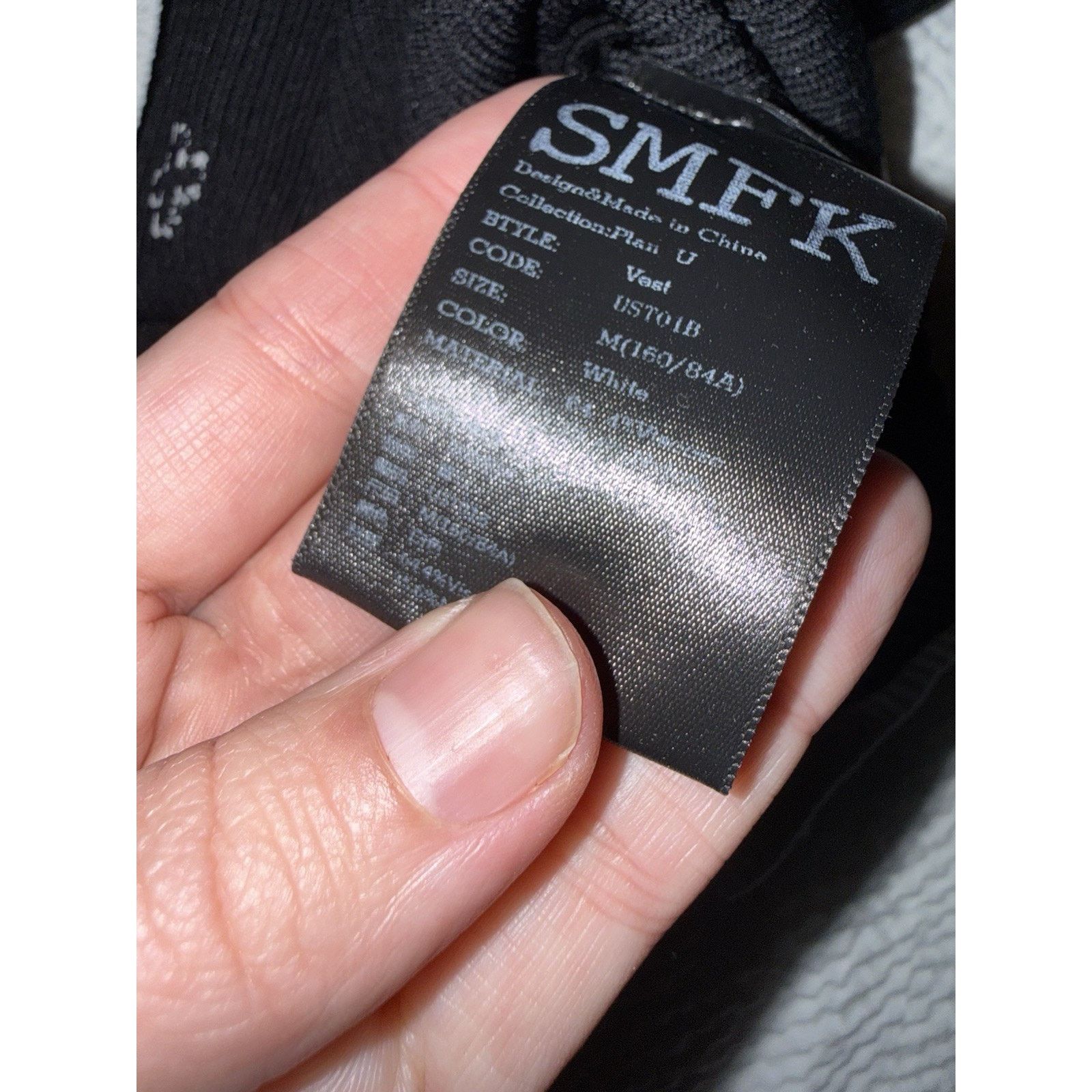 SMFK Smfk Black White Logo Knit Mini Skirt M Size 27" / US 4 / IT 40 - 4 Thumbnail