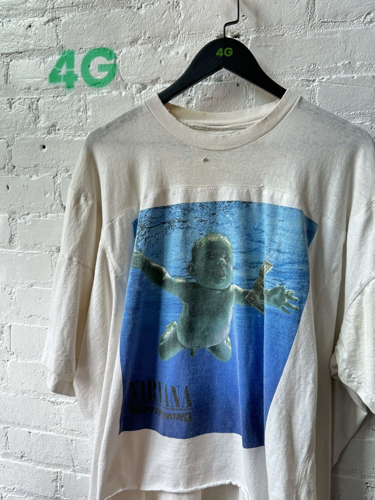 Vintage VINTAGE NIRVANA TEEN SPIRIT RE-WORKED T Size US L / EU 52-54 / 3 - 1 Thumbnail