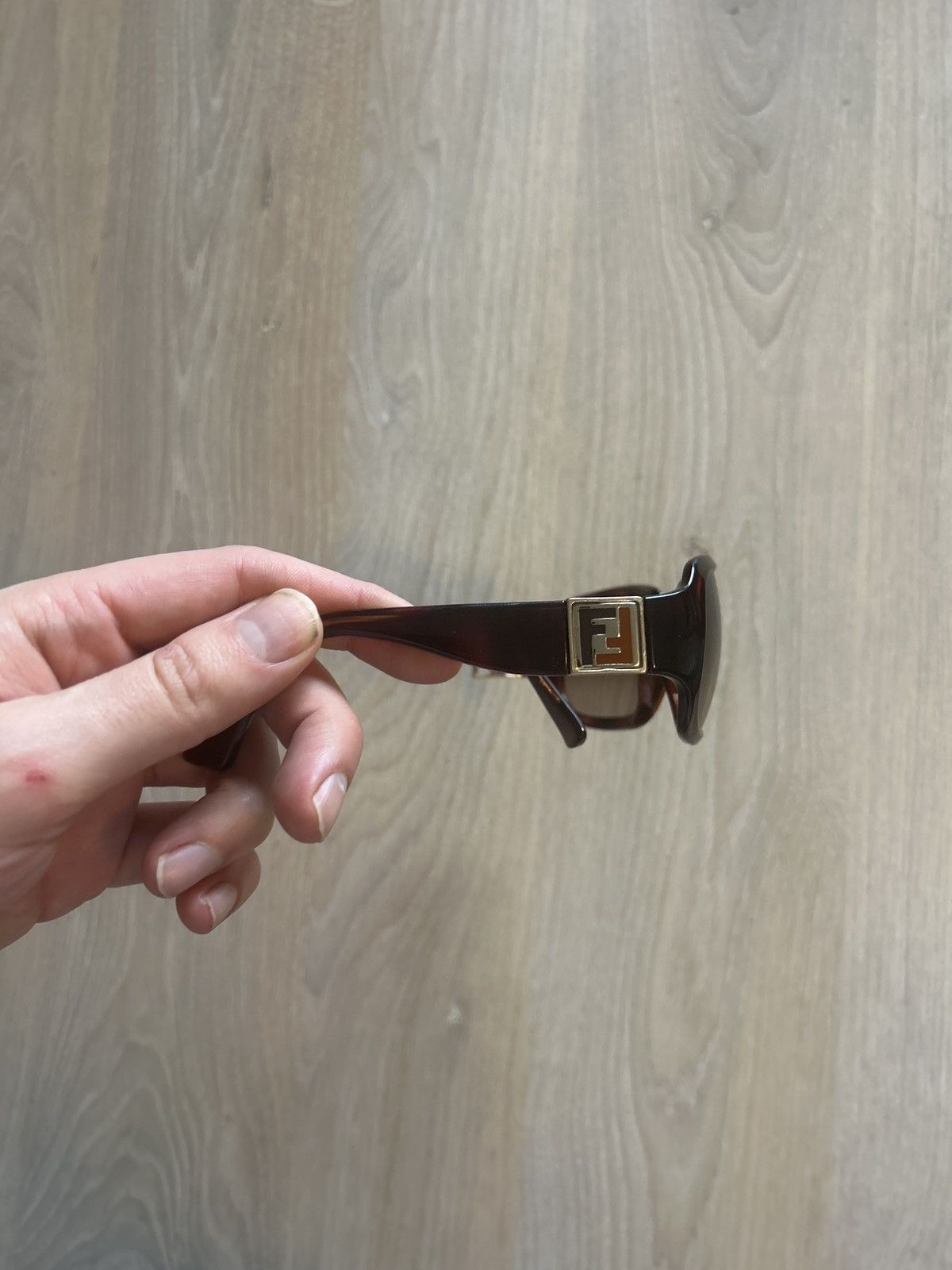 Fendi FF Tortoiseshell Sunglasses Size ONE SIZE - 9 Thumbnail