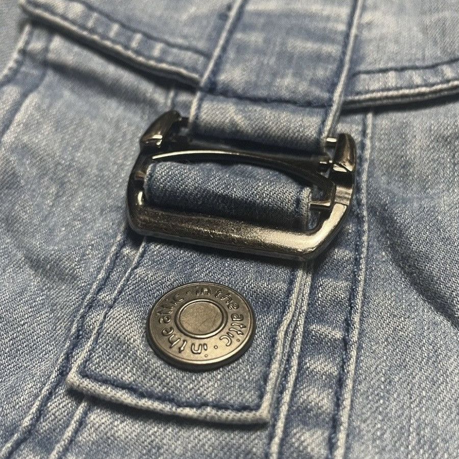 If Six Was Nine 🇯🇵 IN THE ATTIC BONDAGE PUNK SHORT SLEEVE DENIM JACKET Size US L / EU 52-54 / 3 - 10 Thumbnail