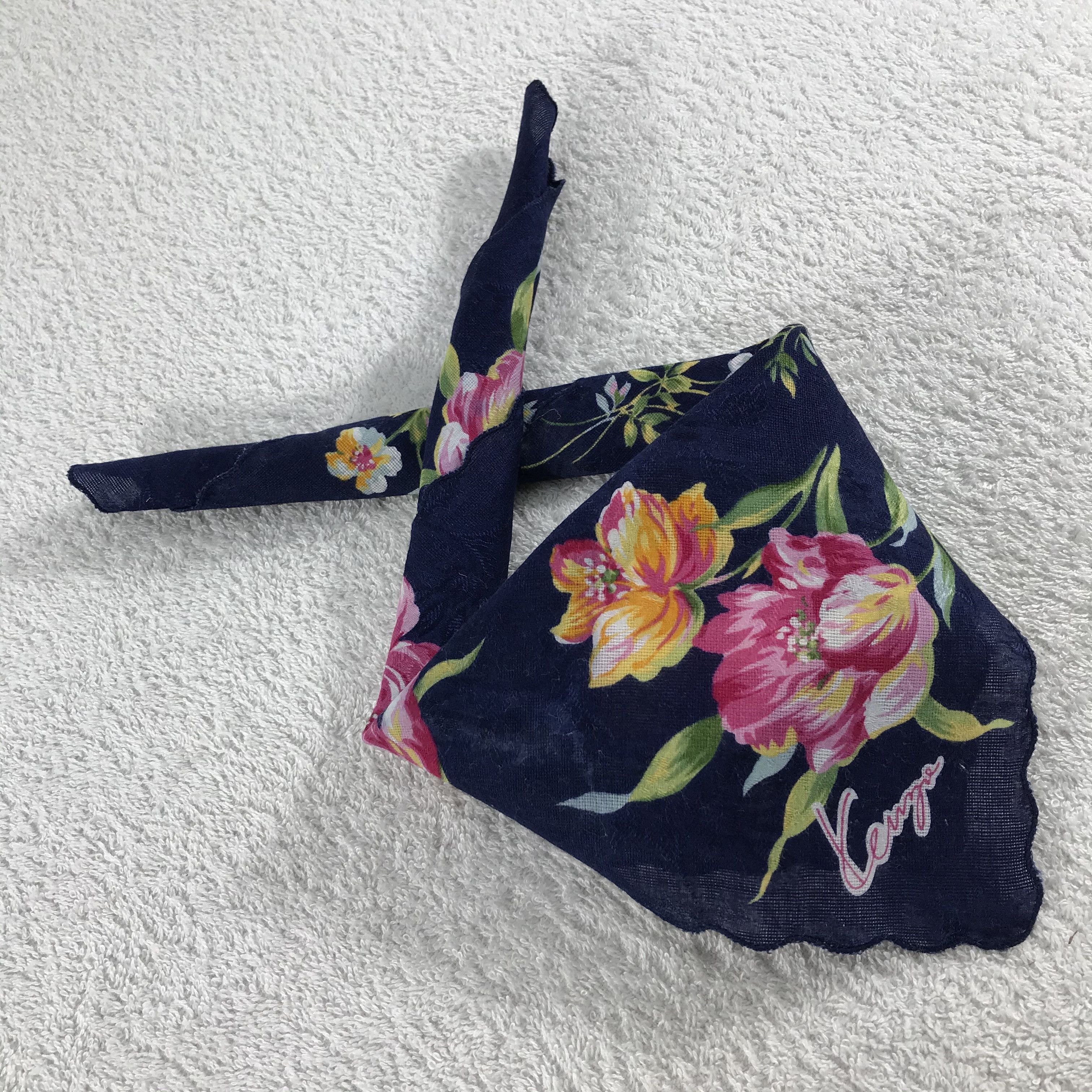 Kenzo × Vintage Kenzo Bandana / Handkerchief / Neckerchief - S276 Size ONE SIZE - 4 Thumbnail