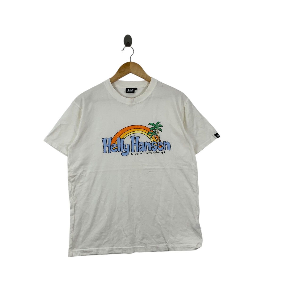Helly Hansen HELLY HANSEN HAWAII Beach Summer Vacation Live Tee Shirt Size L / US 10 / IT 46 - 3 Thumbnail