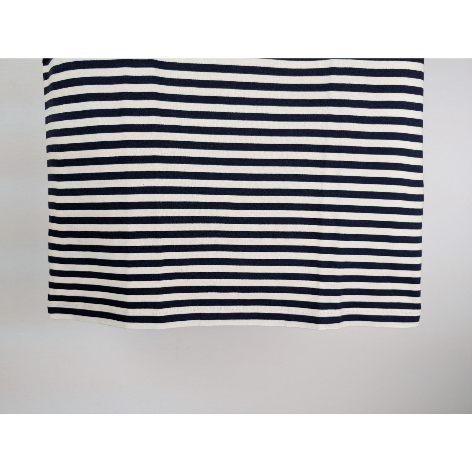 Officine Generale o1rshd1 Short Sleeve Tee T-Shirt Stripe in Navy/White Size US XL / EU 56 / 4 - 4 Thumbnail