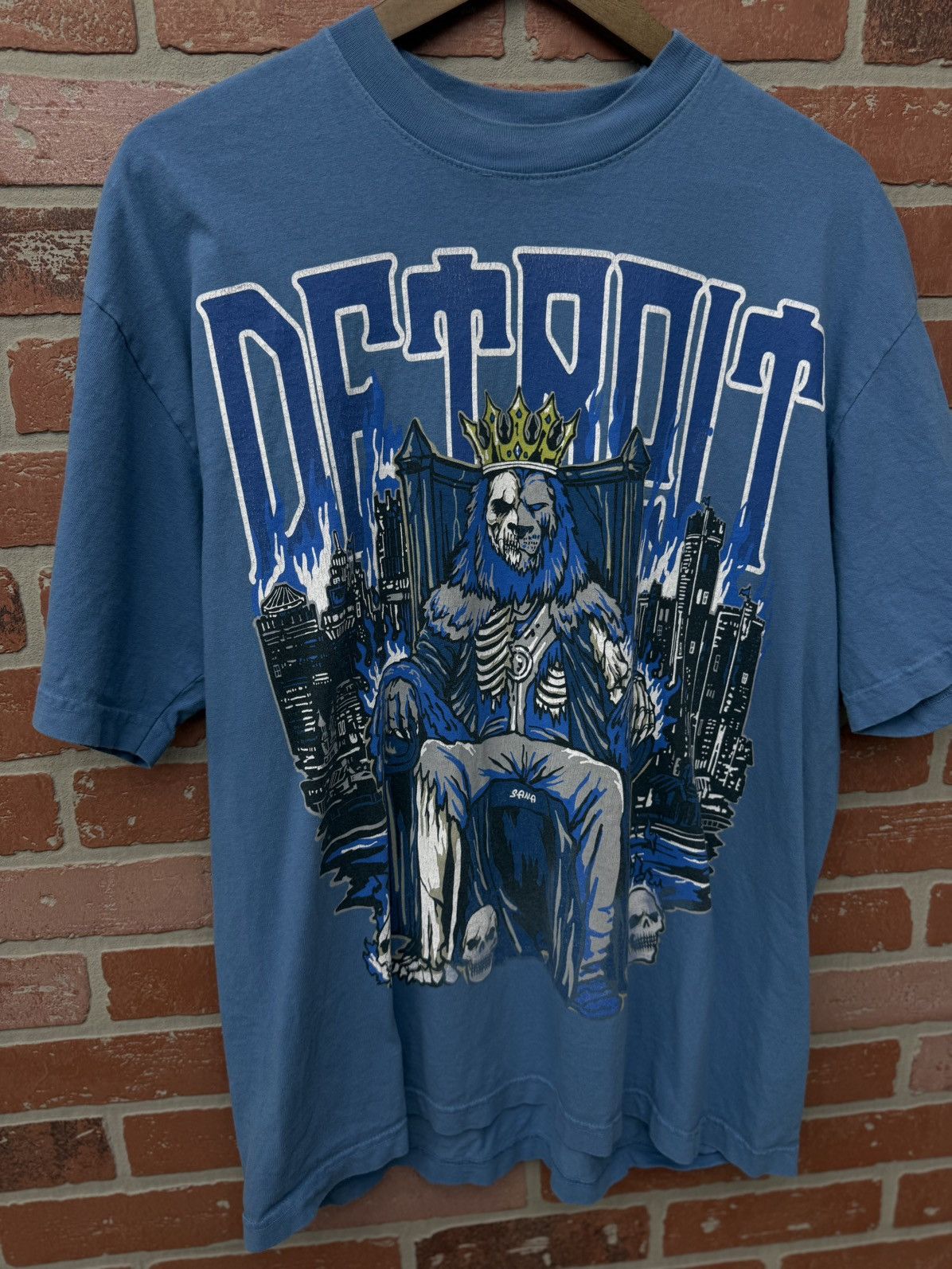 SANA Sana Detroit Lions Men’s Tee Shirt Size Large Pre Owned 🧼 Size US L / EU 52-54 / 3 - 2 Thumbnail