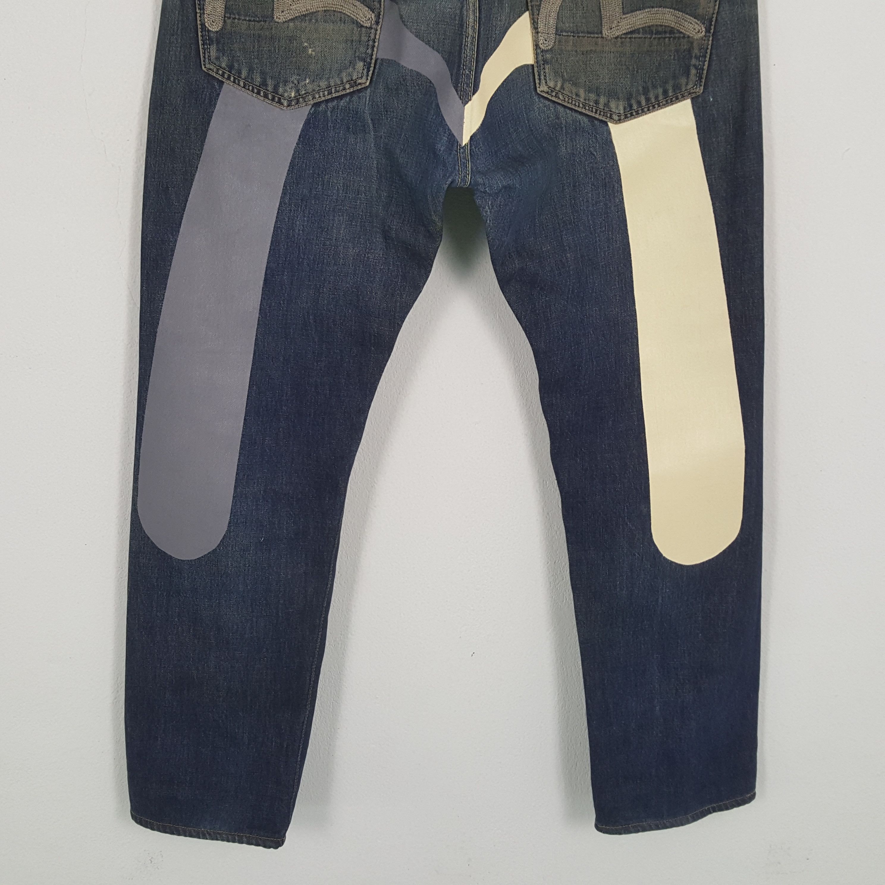 Japanese Brand × Vintage EVISU Japanese Brand Fashion Style Custom Daicock Jeans Size US 35 - 3 Thumbnail