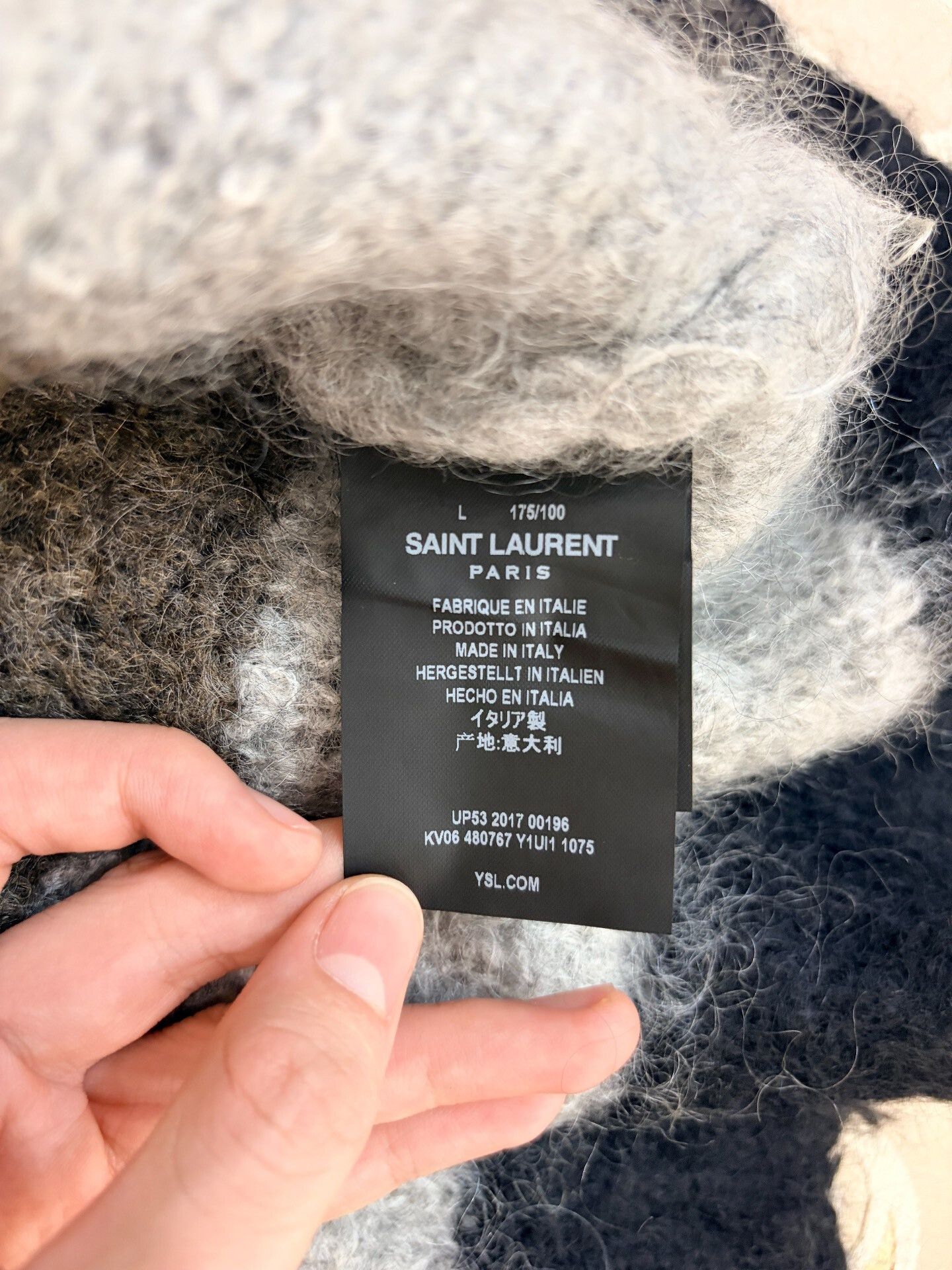 Saint Laurent Paris Saint Laurent SLP 2017 Wool Mohair Turtleneck Sweater Size US L / EU 52-54 / 3 - 4 Thumbnail