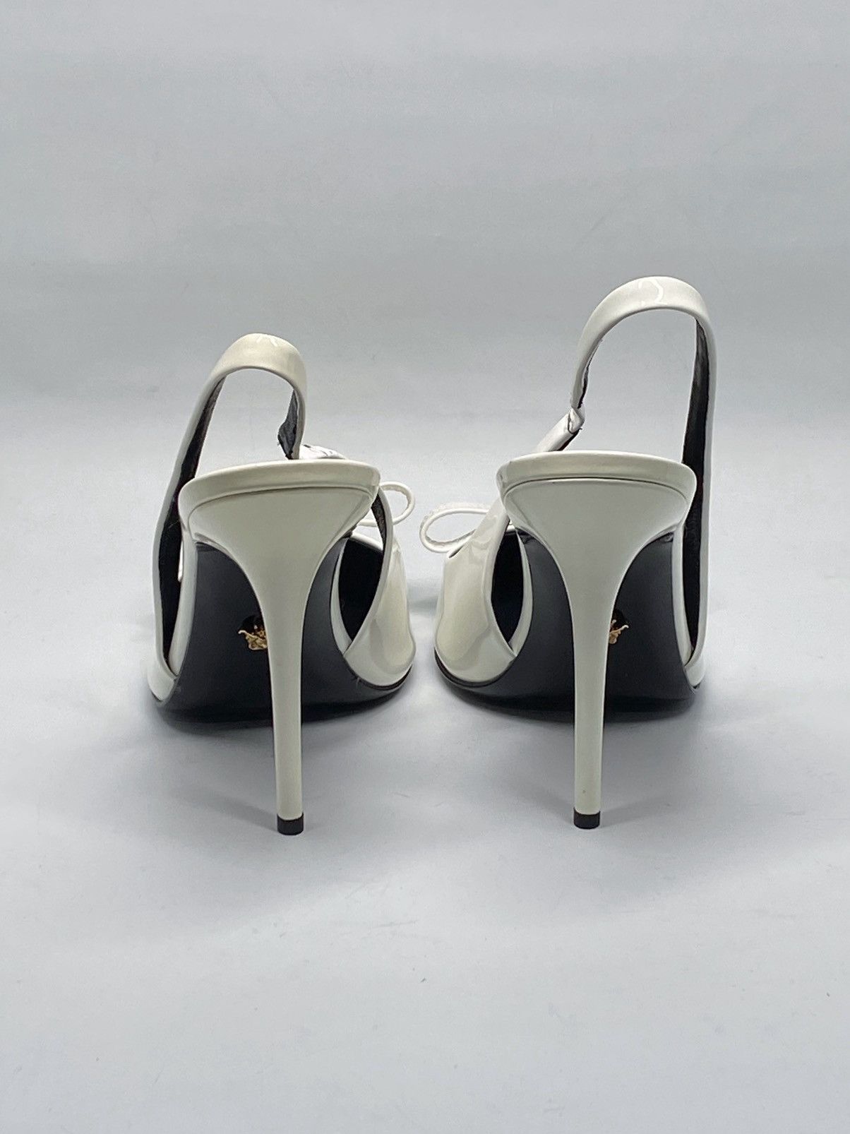 Versace Versace Gianni Ribbon 110mm Slingback Pumps size 37.5 Size US 7.5 / IT 37.5 - 11 Thumbnail