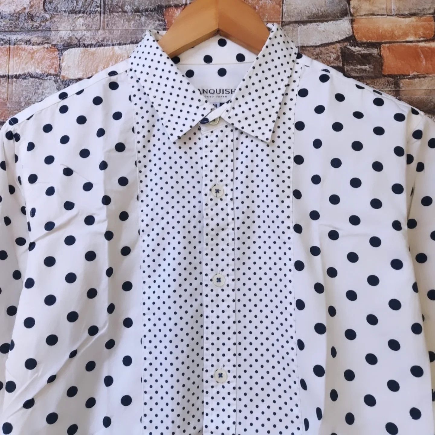 Vanquish Vanquish Polkadot Long Sleeve Button Shirt Size US S / EU 44-46 / 1 - 2 Thumbnail