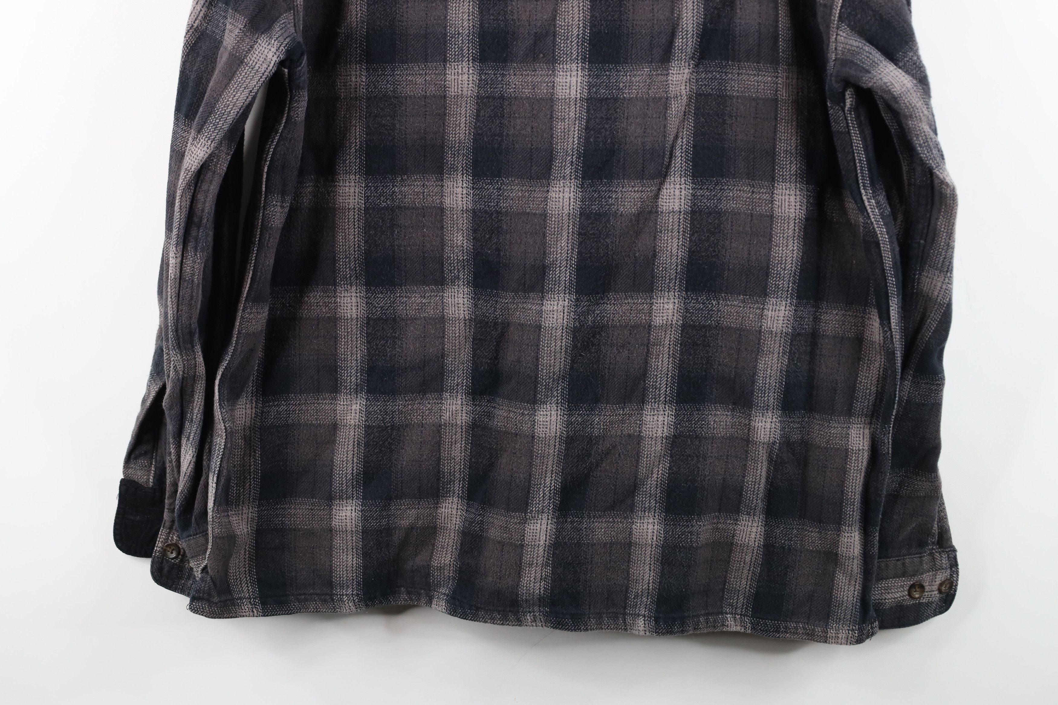 Vintage Vintage 90s Y2K Streetwear Heavy Flannel Button Shirt Plaid Size US M / EU 48-50 / 2 - 11 Thumbnail