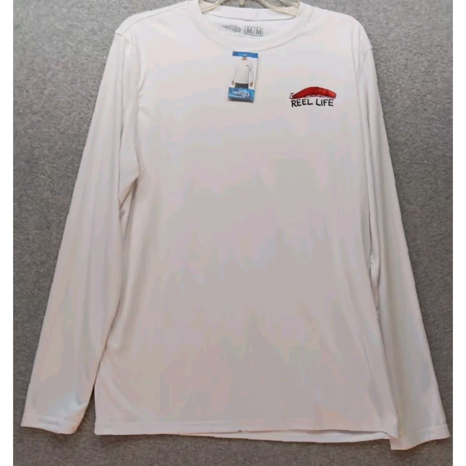 Alife NWT Reel Life Men's Long Sleeve Jax Beach UV Protective Shirt SZ M American Flag Shirt Size US M / EU 48-50 / 2 - 2 Thumbnail