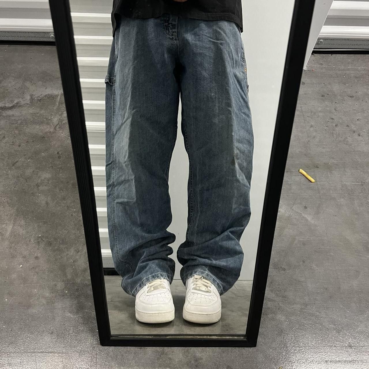 Vintage Crazy Vintage Y2K/2000s Baggy Carpenter Skater Style Workwear Carhartt Style essential Medium Wash Denim Jeans! Size US 38 / EU 54 - 1 Thumbnail