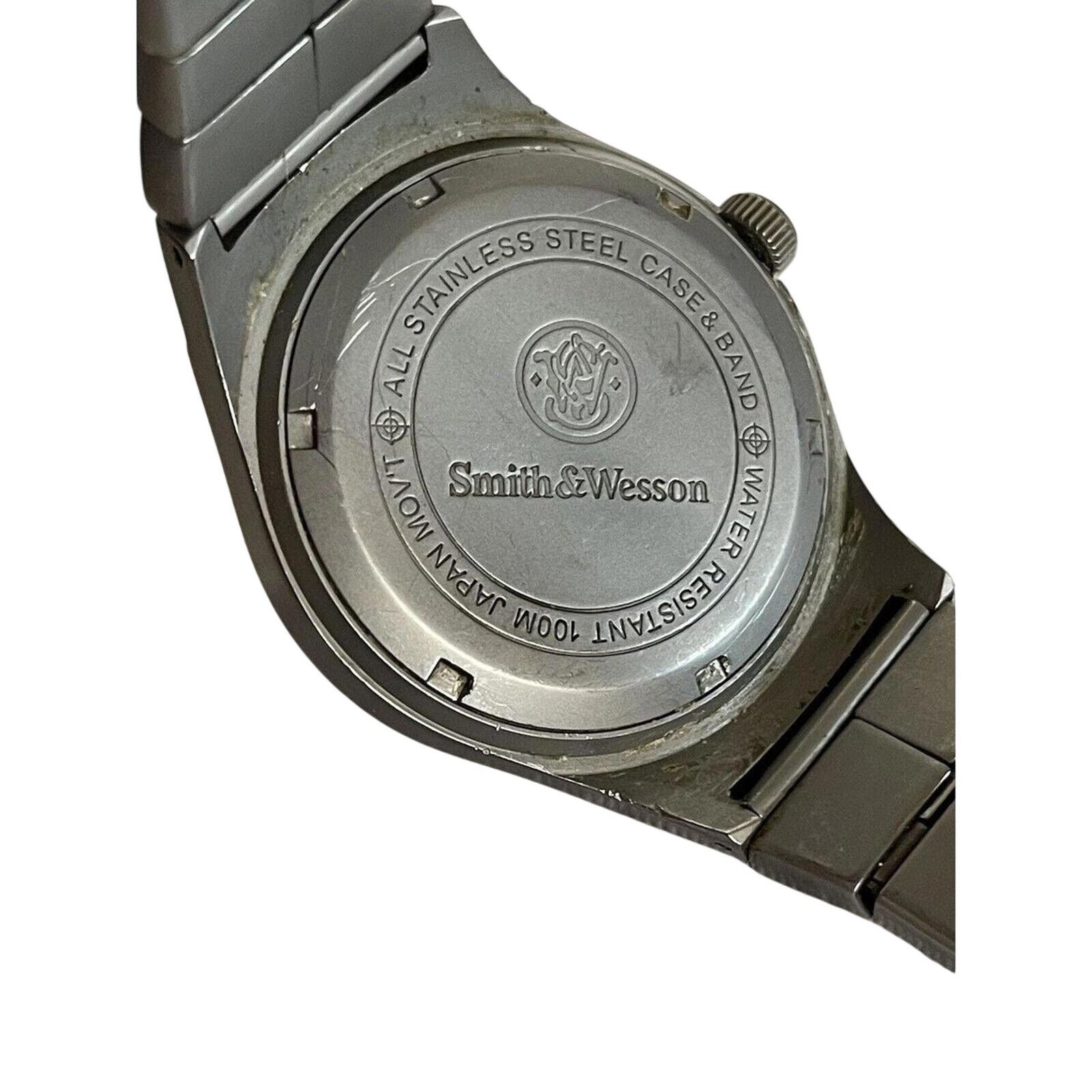 0 Smith & Wesson Water Resistant Stainless Steel Watch Size ONE SIZE - 3 Thumbnail